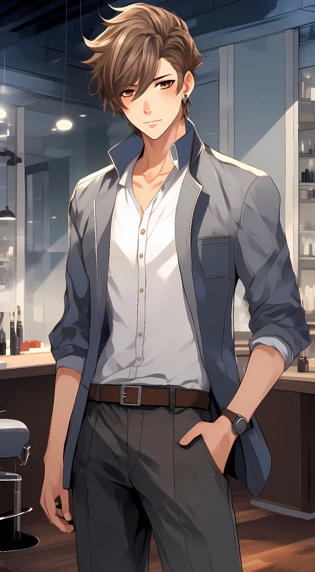 ai character: Alistair Gaines background