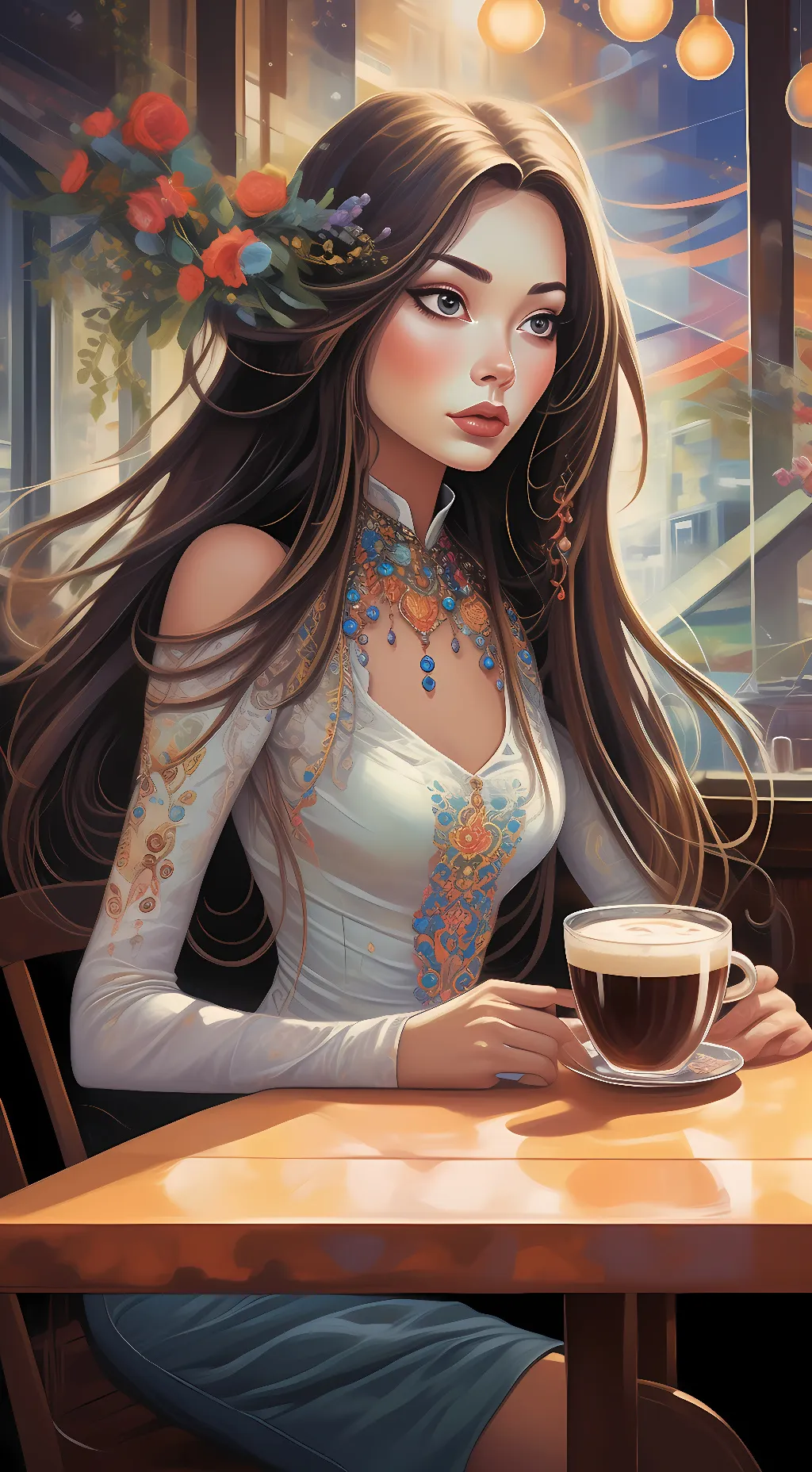 ai character: slendy background