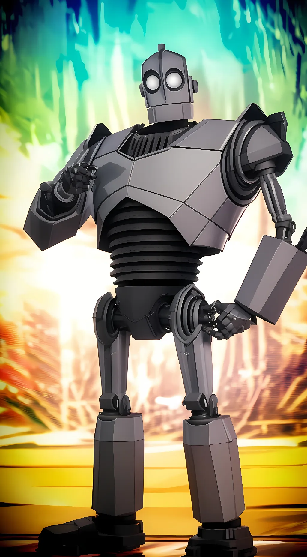 ai character: Iron Giant background