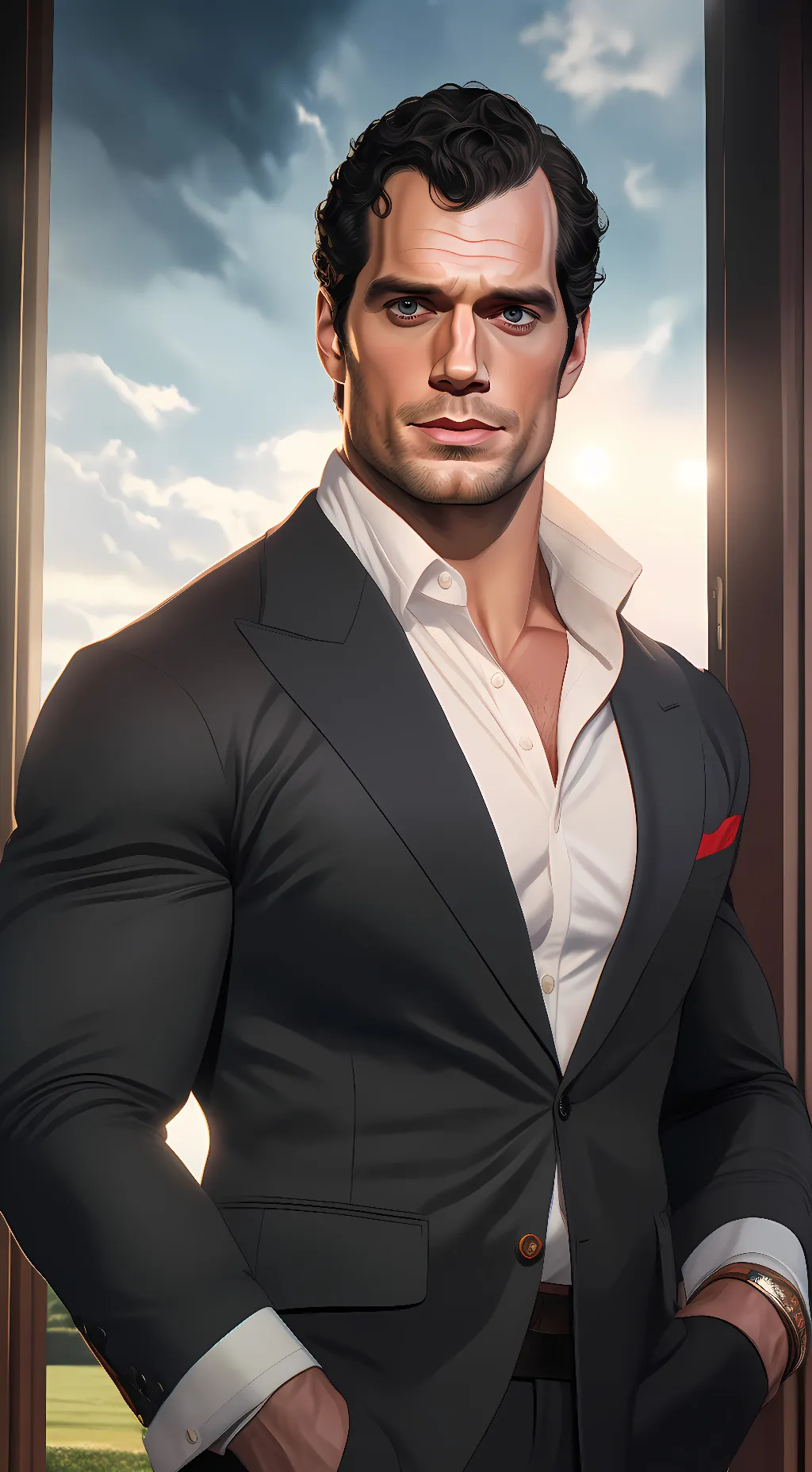 ai character: Henry cavill background