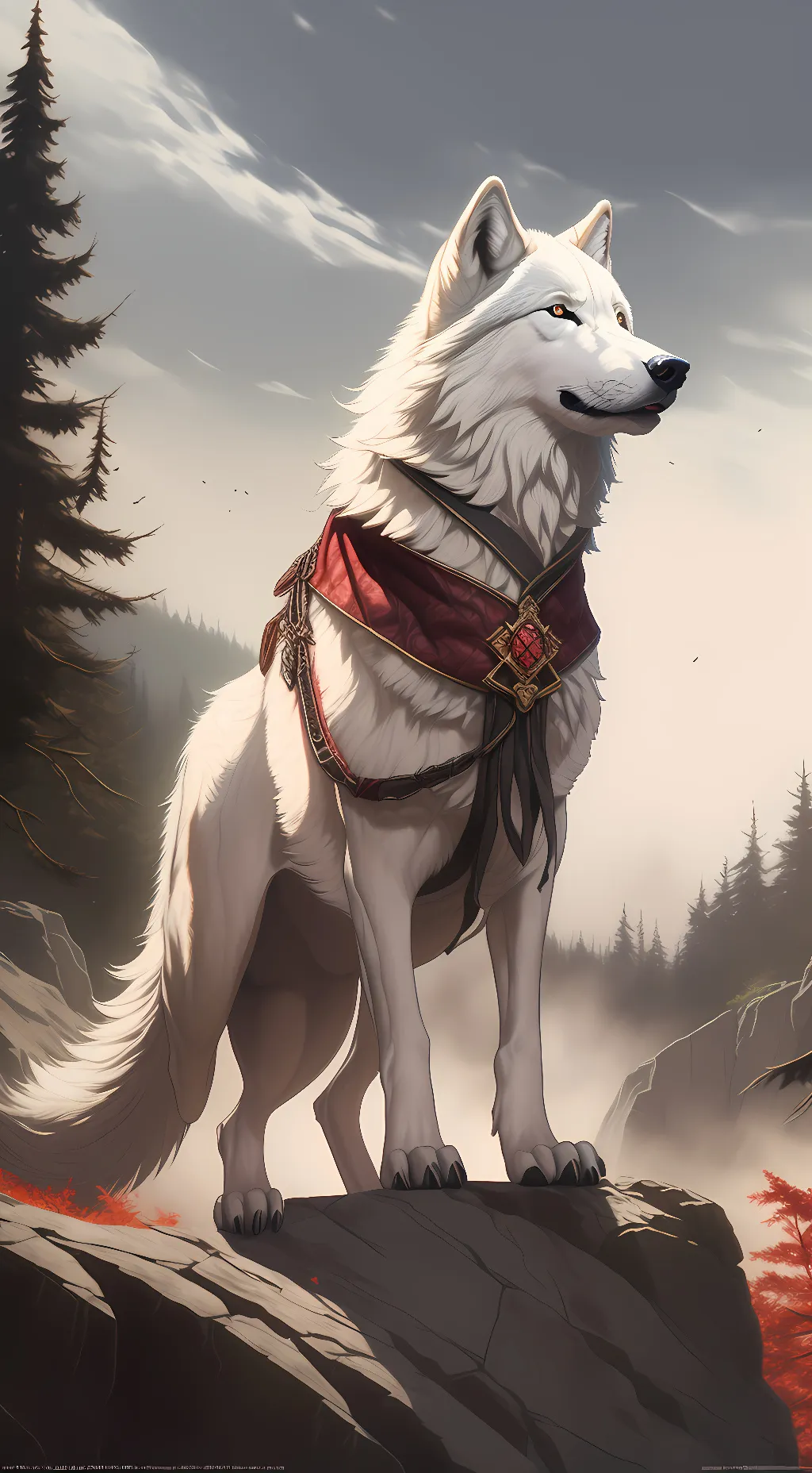 ai character: Biscuit  background