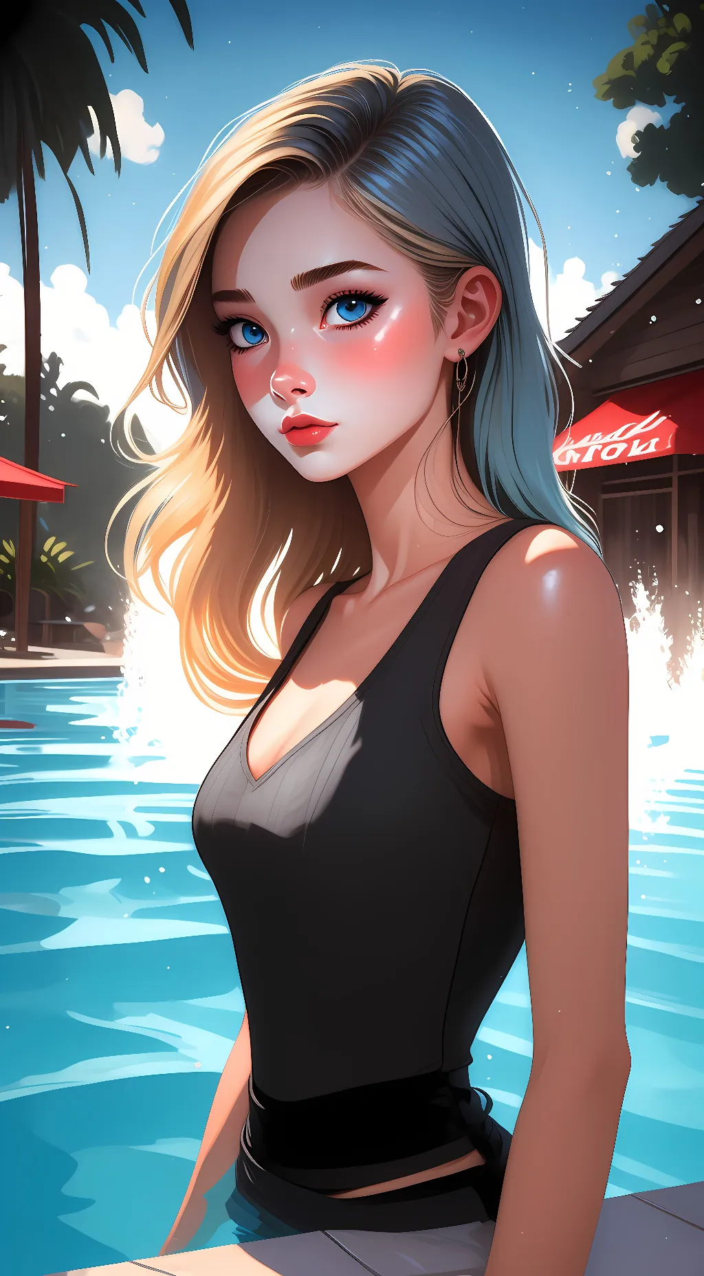 ai character: Lilly  background