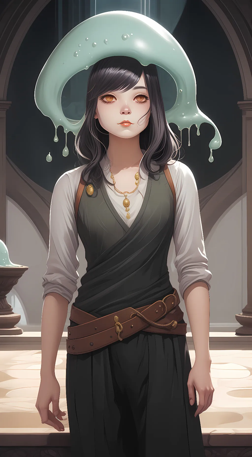 ai character: Slime background