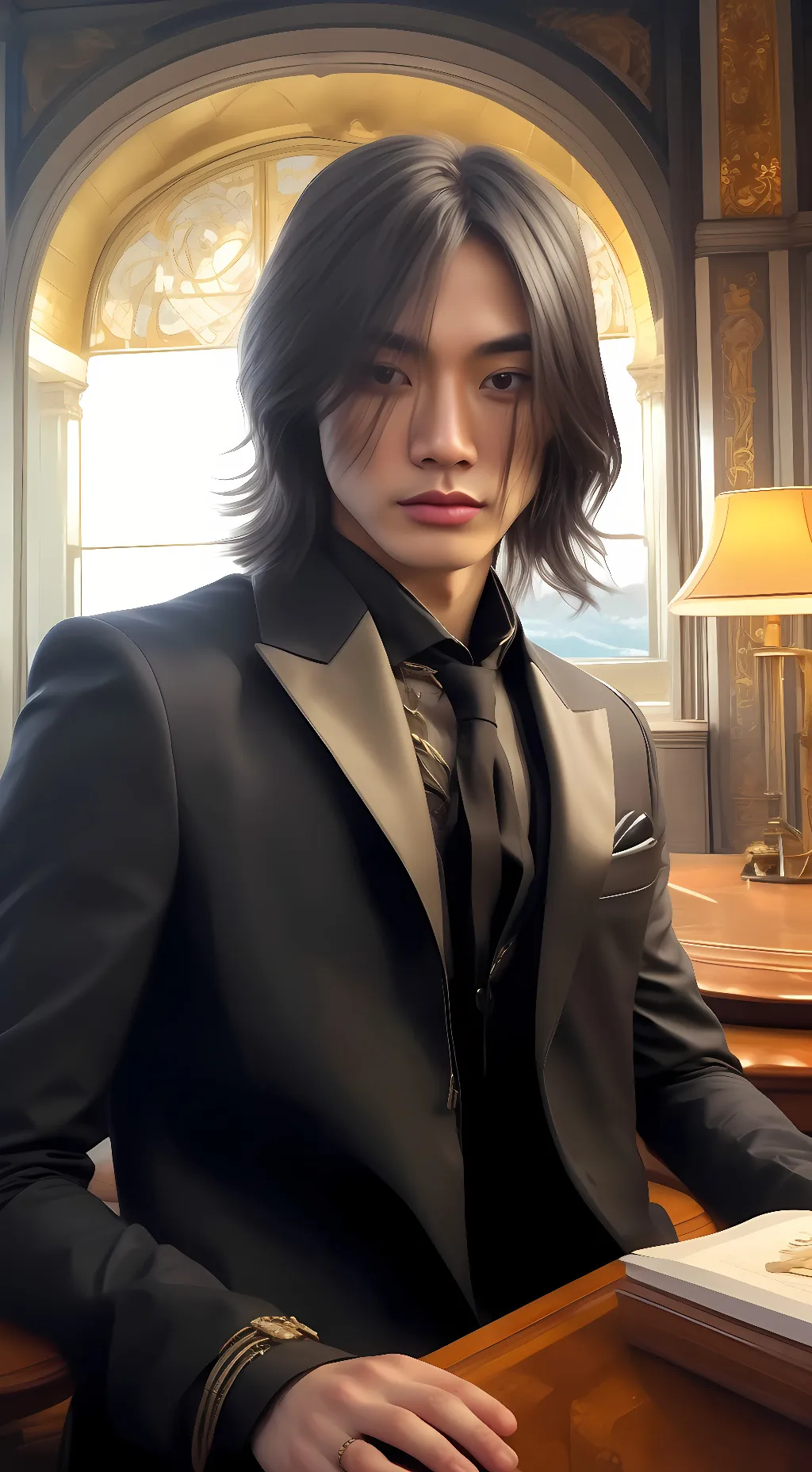 ai character: Ryan  background