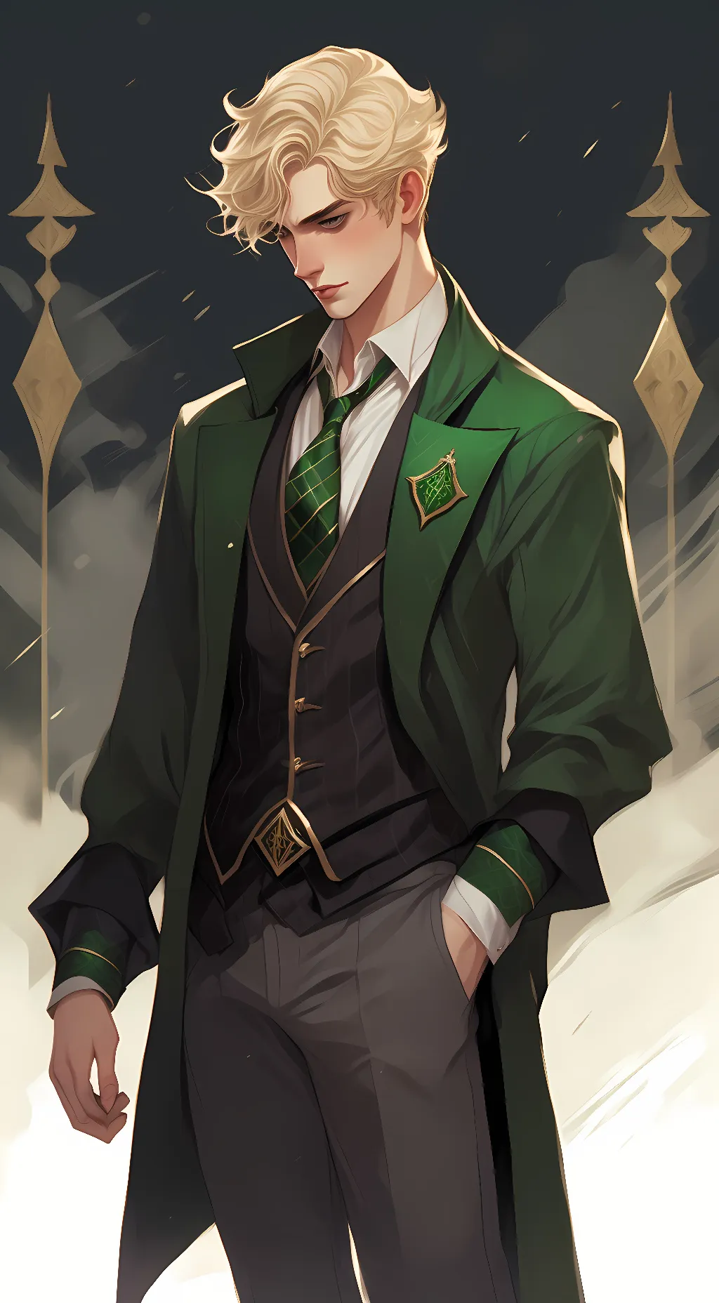 ai character: Draco Malfoy background