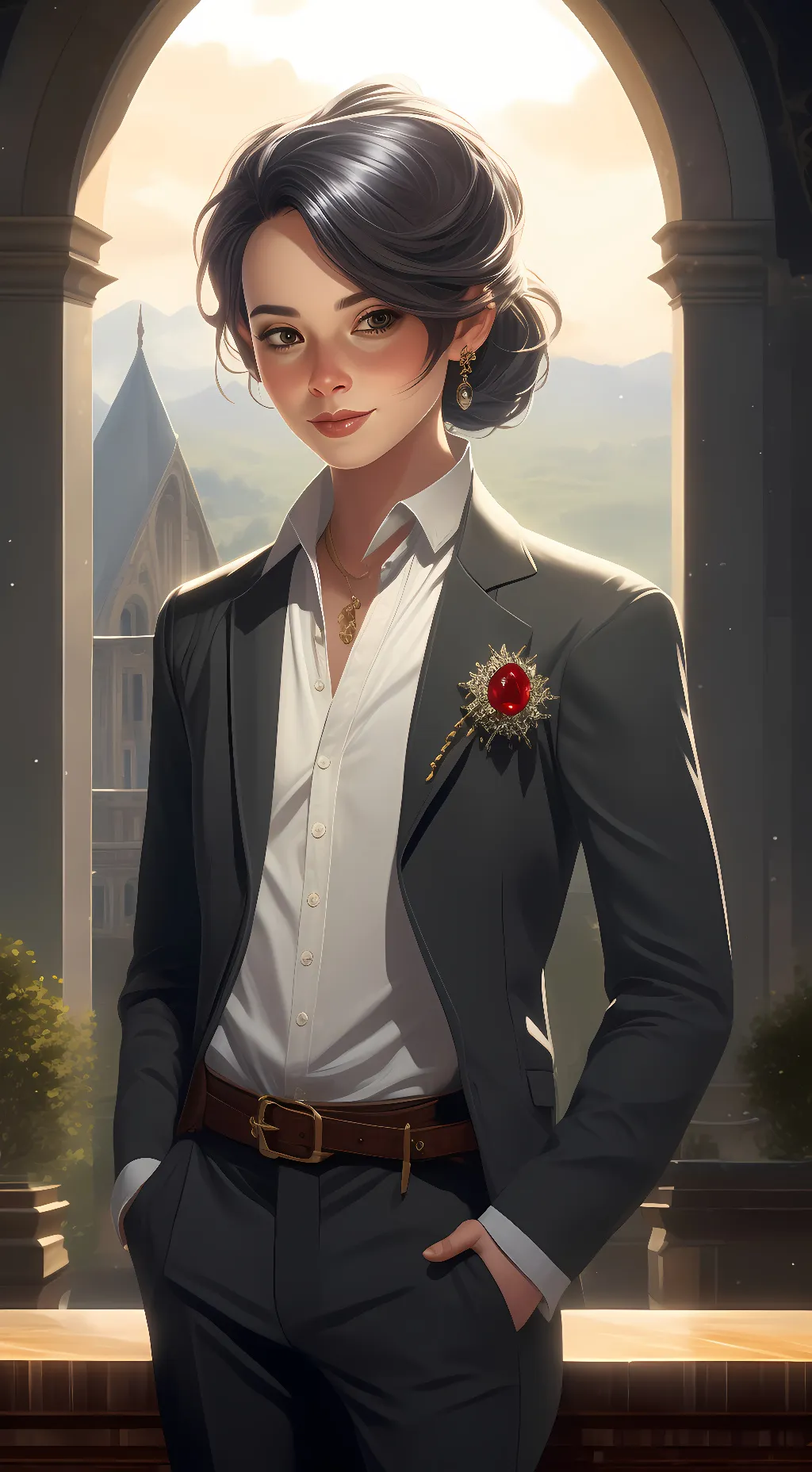 ai character: Anram  background