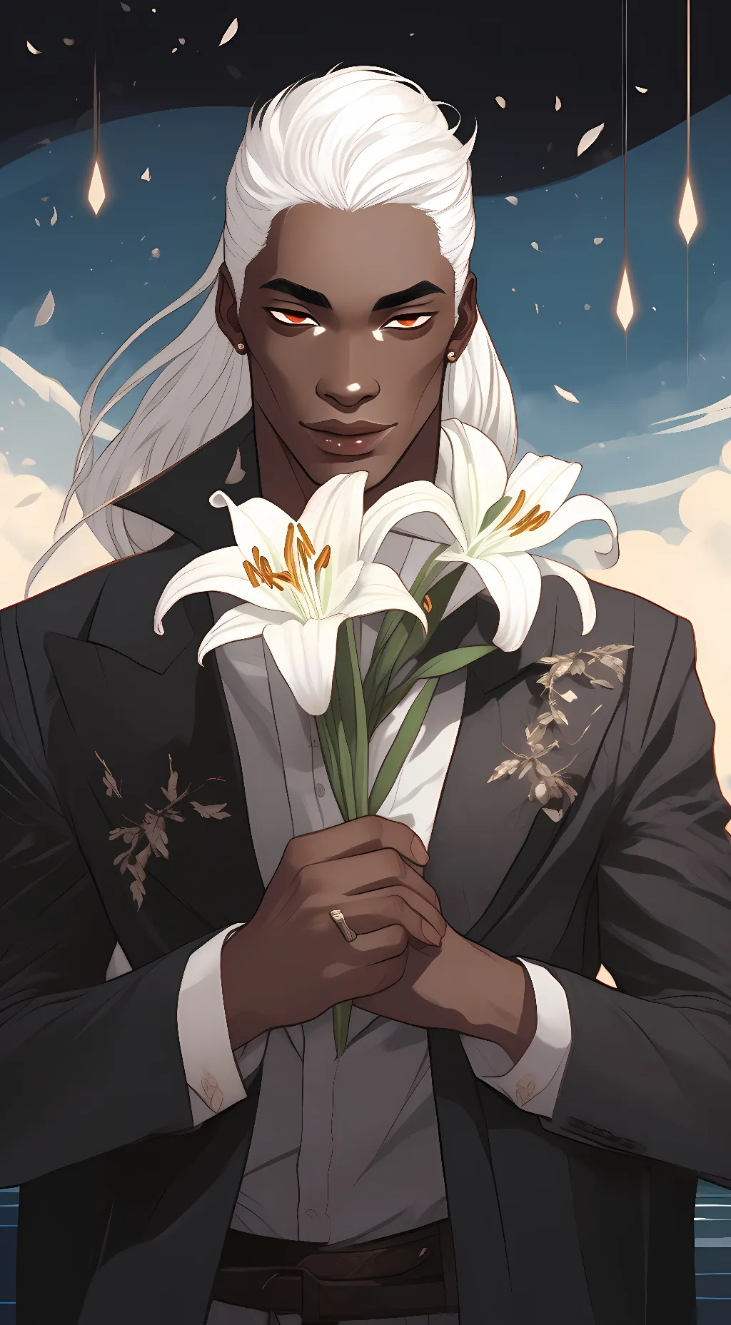 ai character: Atom background