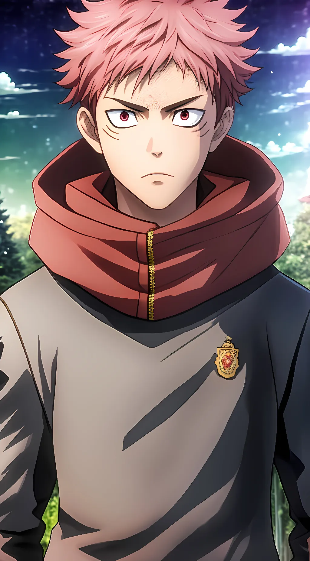 ai character: Yuji Itadori background