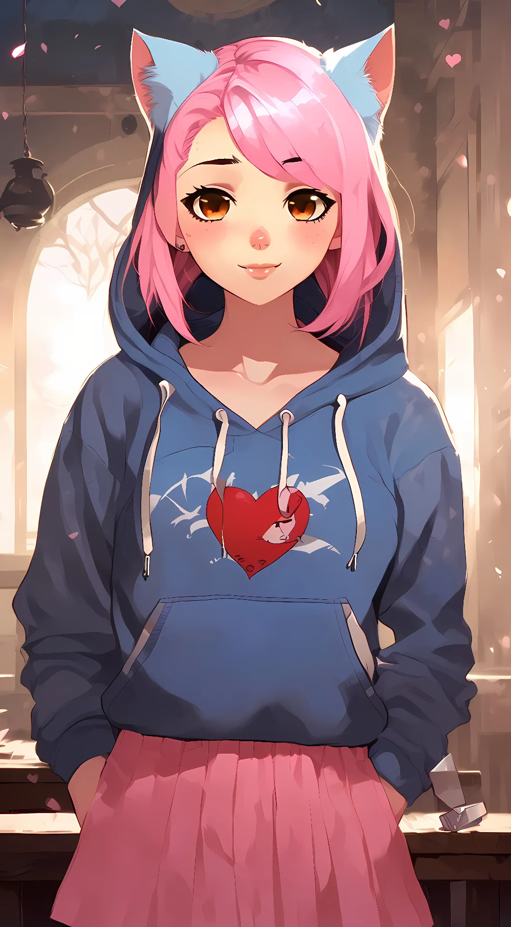 ai character: Yandere Girlfriend background
