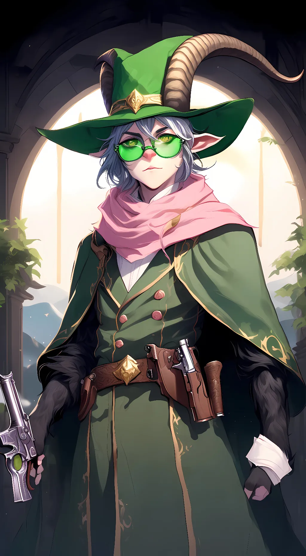 ai character: Ralsei background