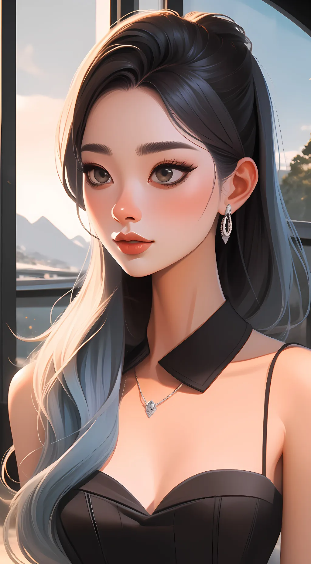 ai character: hi background