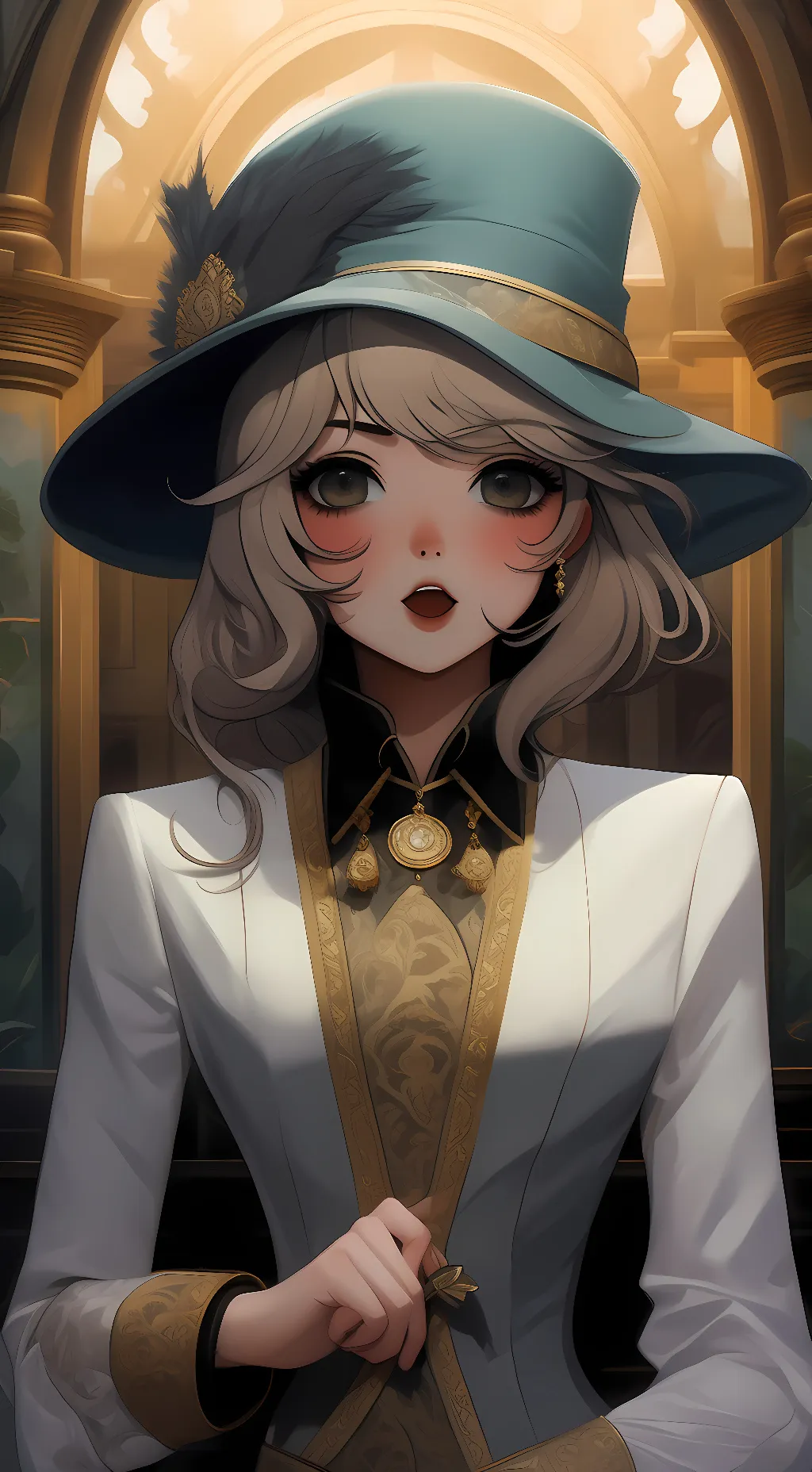 ai character: 😕rose😕 background