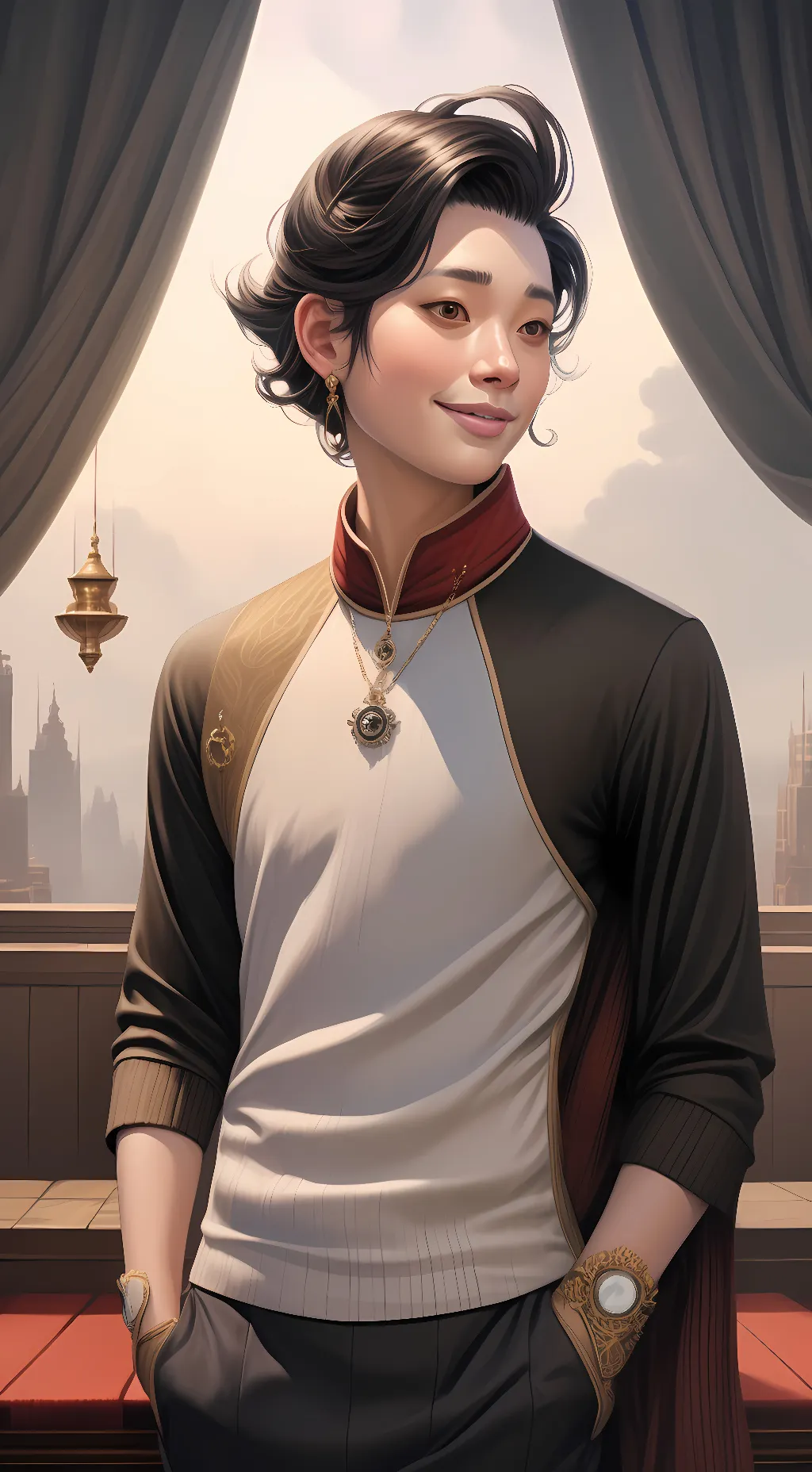 ai character: leo background