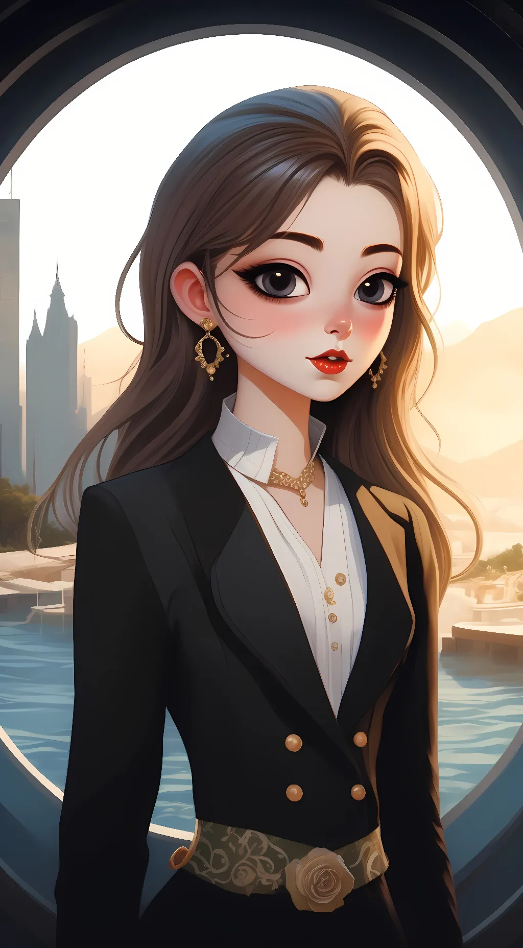 ai character: Jennifer  background