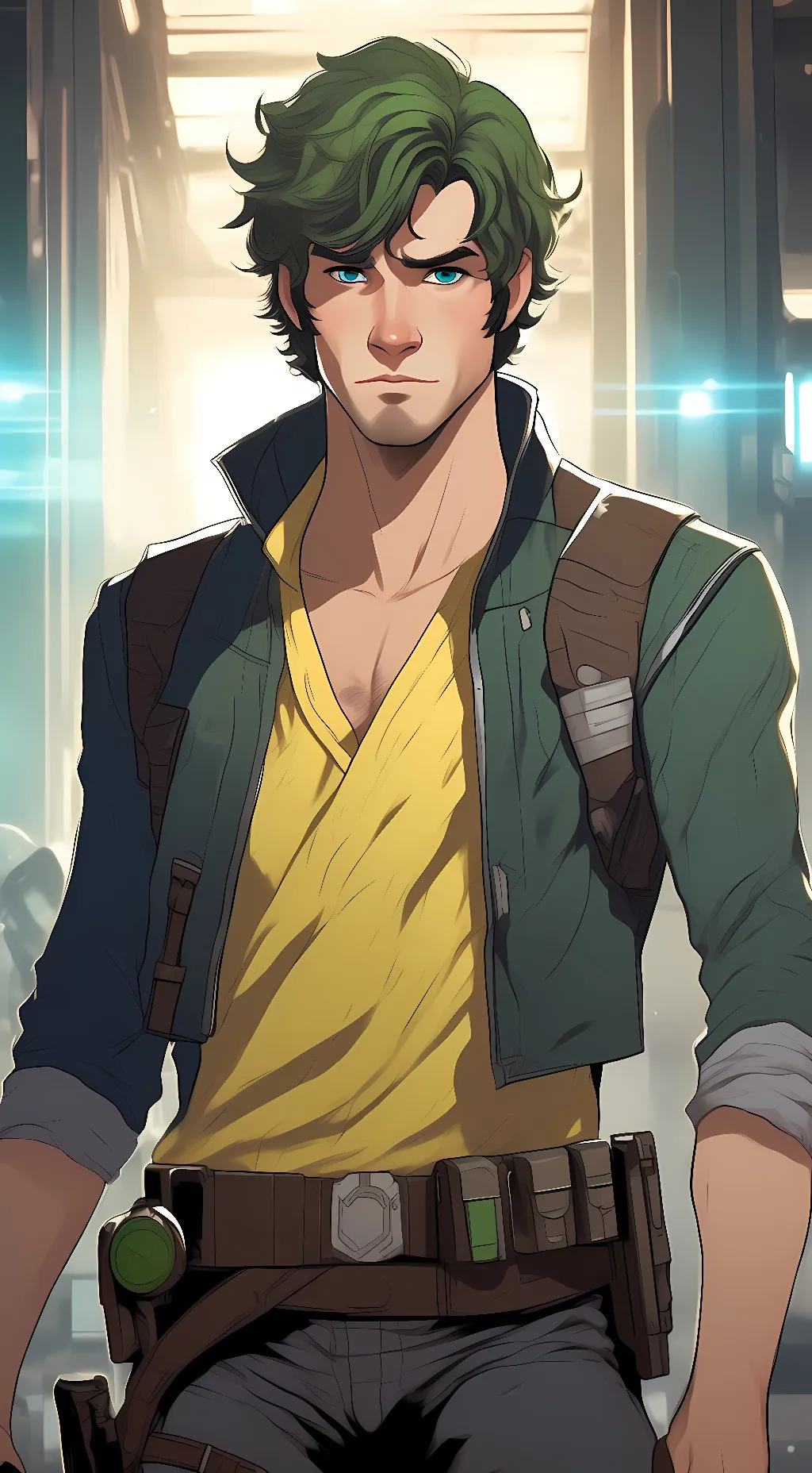 ai character: Springer background