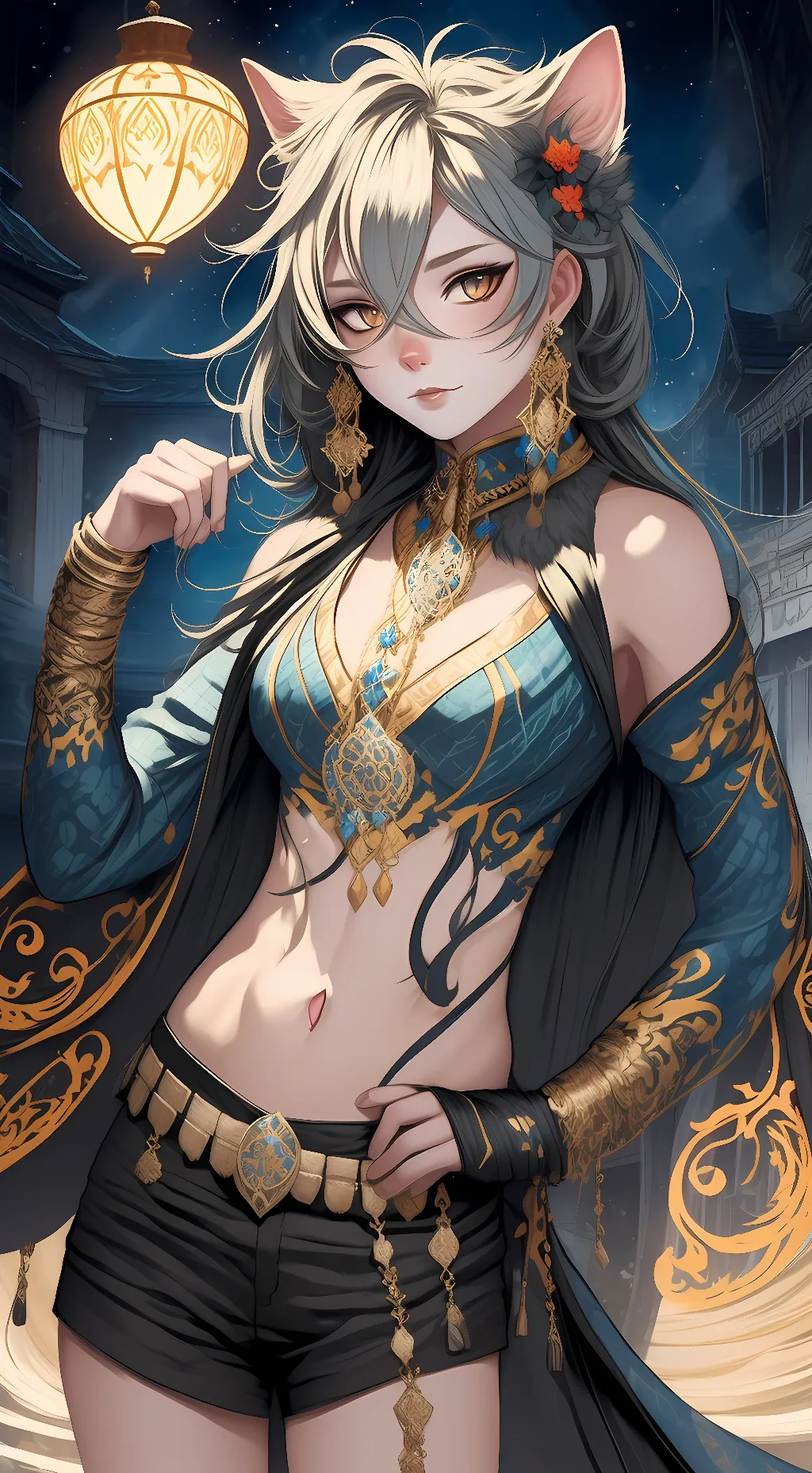 ai character: Himeko Gabel  background