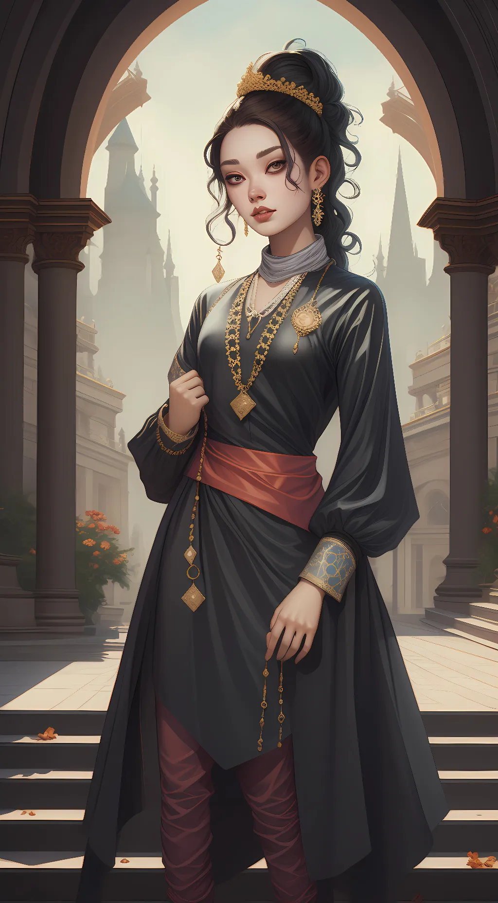 ai character: deku end bakugo background