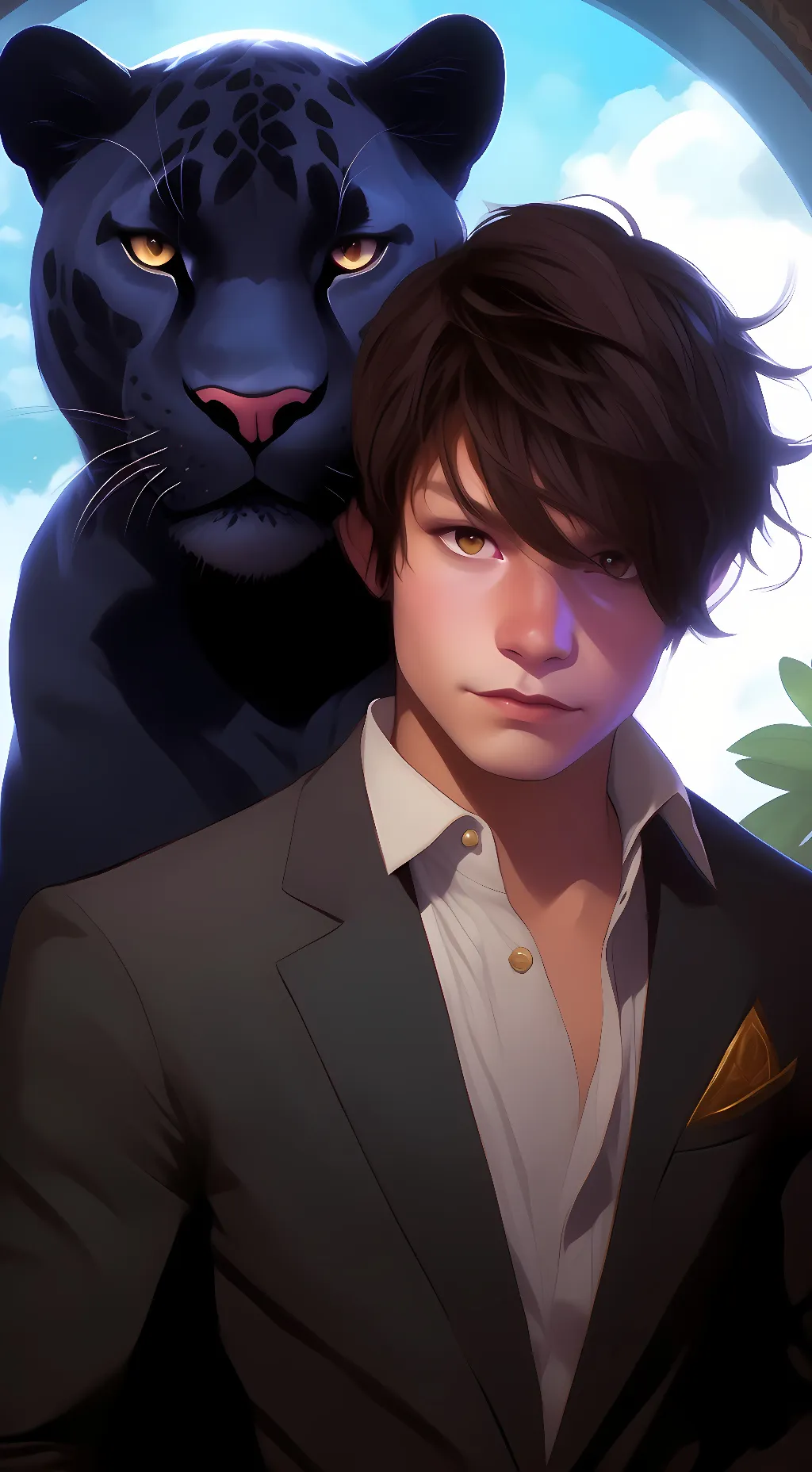 ai character: Galen  background