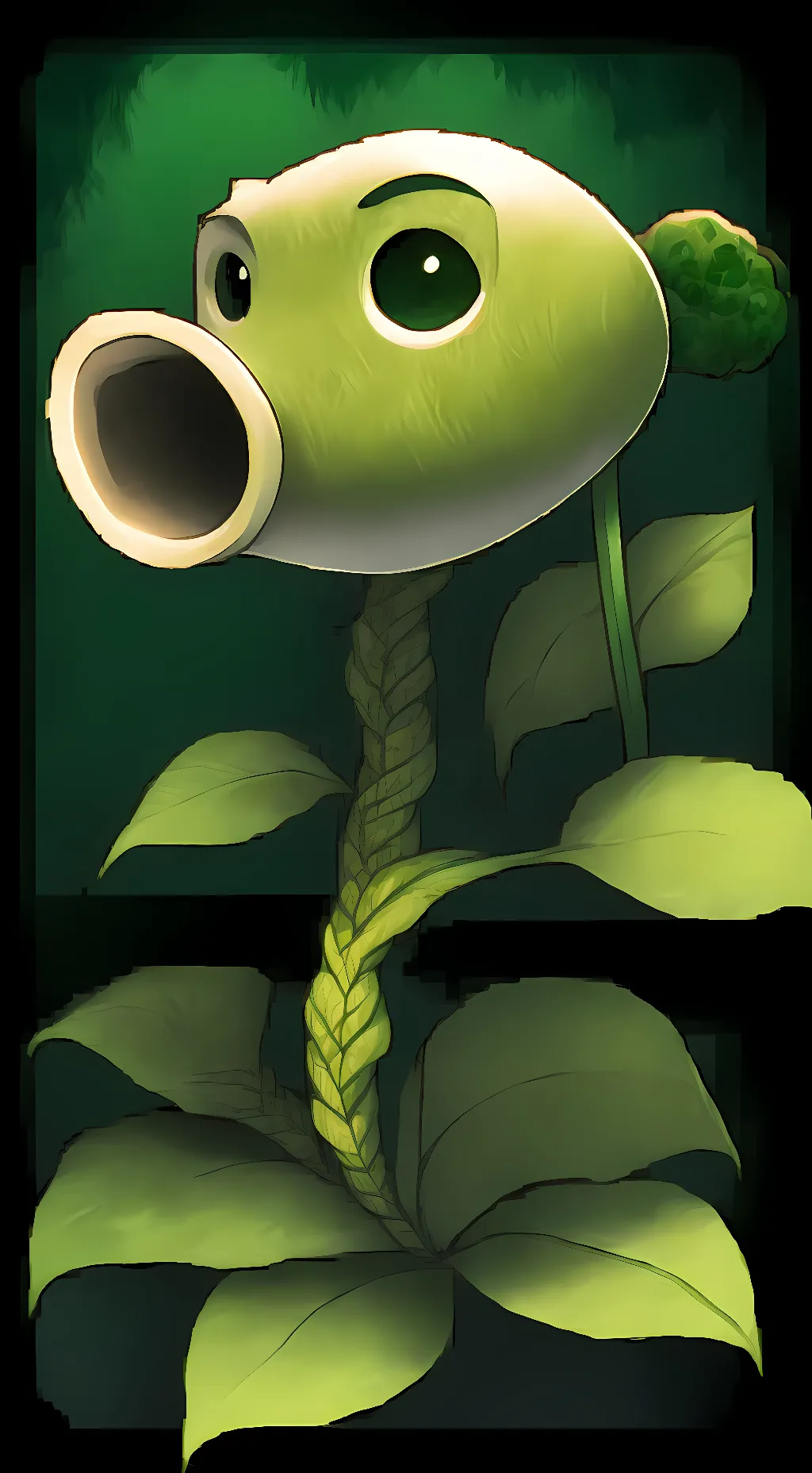 ai character: Peashooter  background