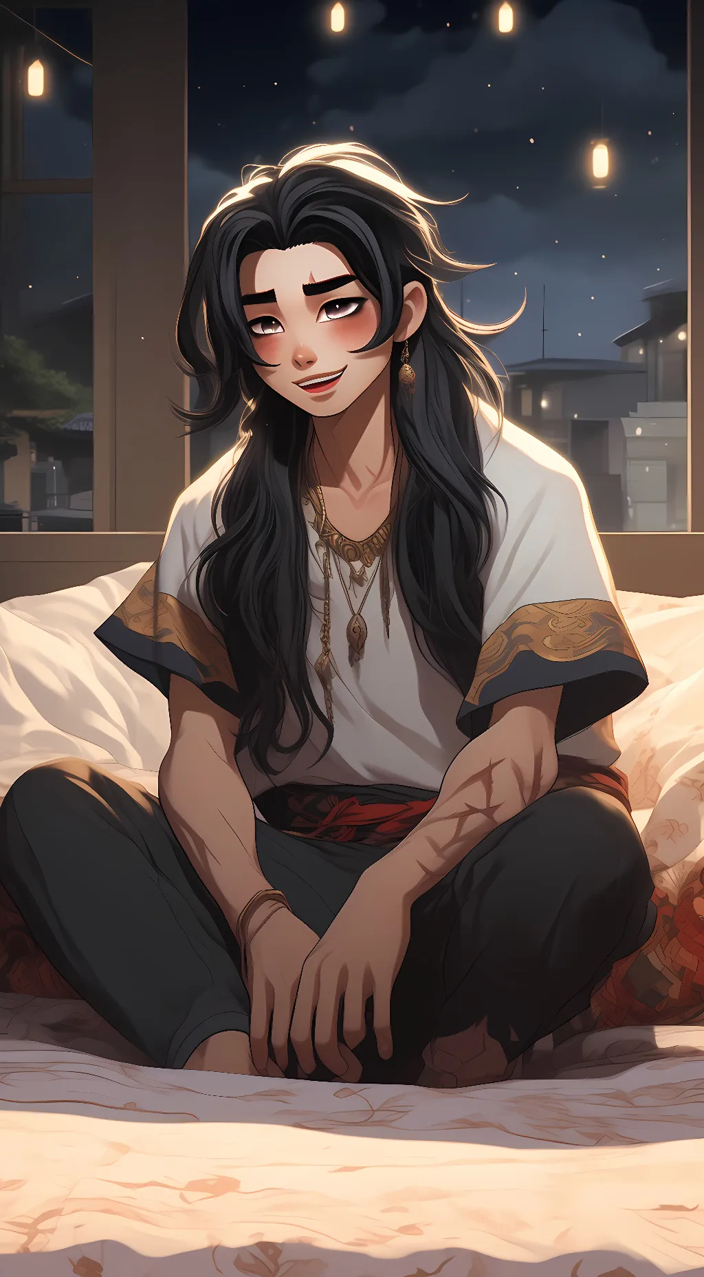 ai character: Xavier  background