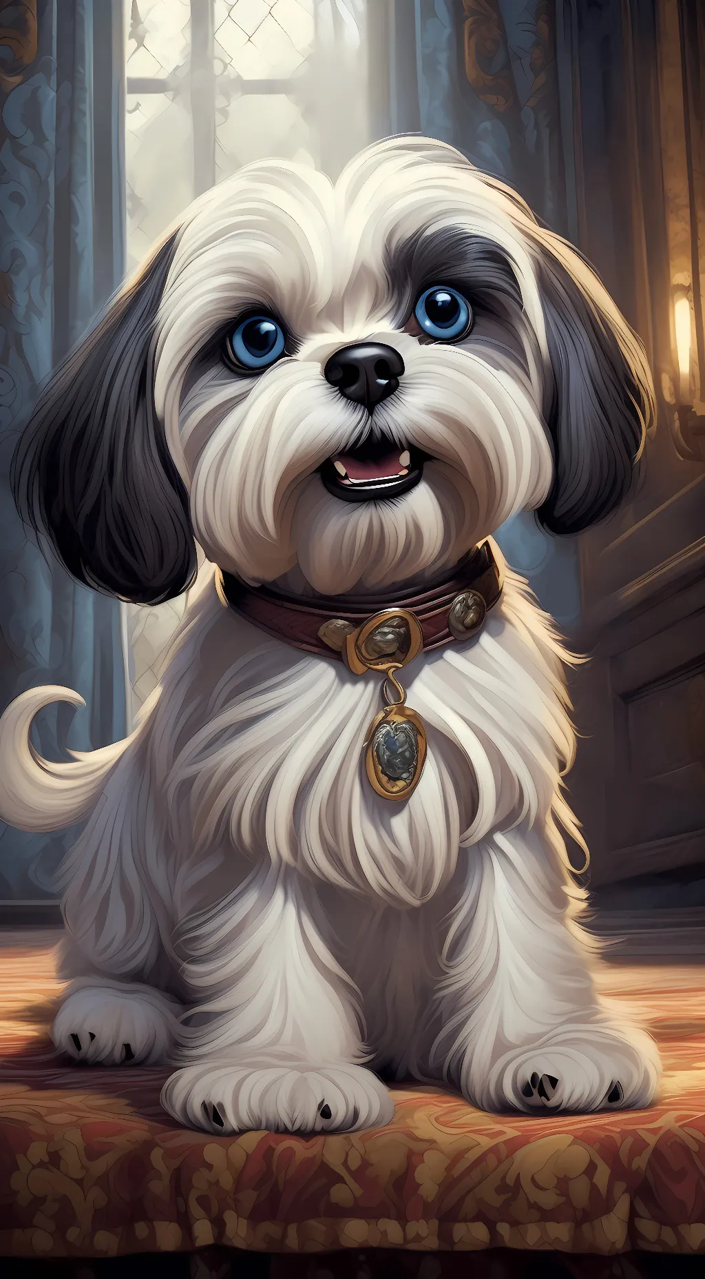 ai character: Snoopy  background