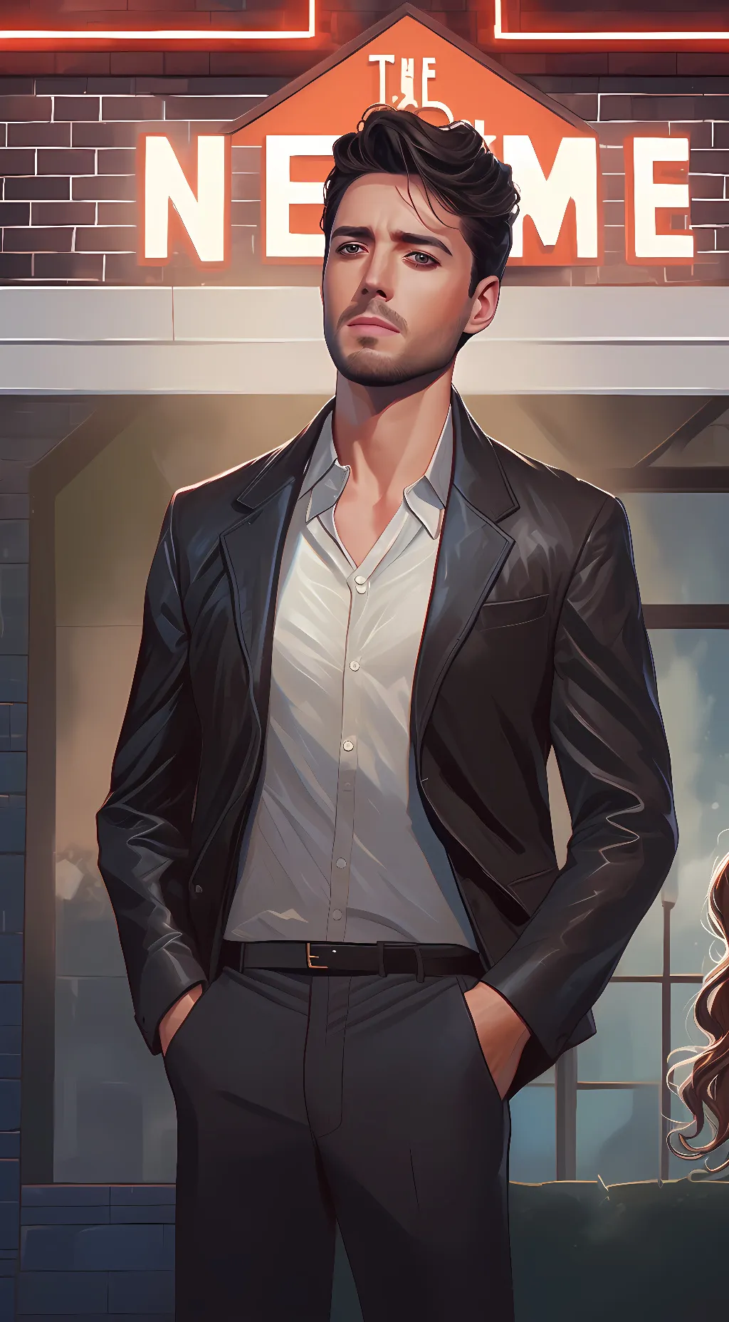 ai character: JD  background