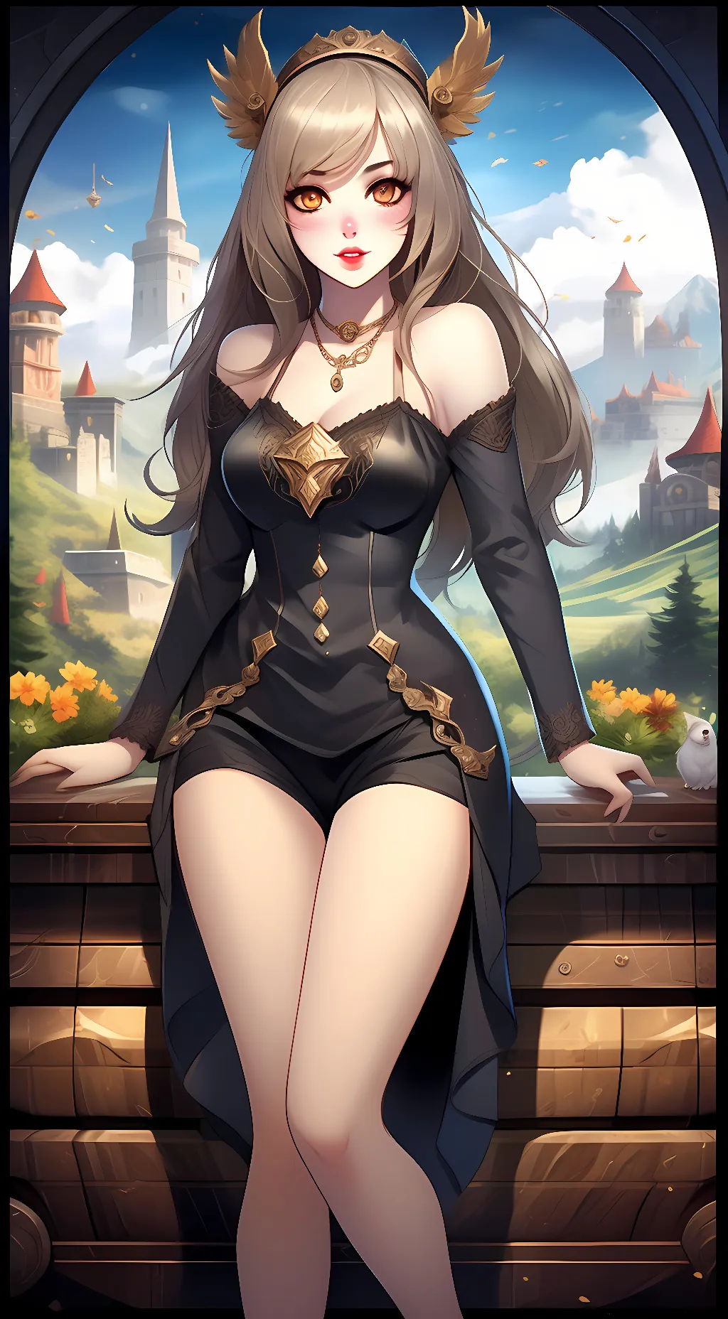 ai character: Aria Williams background