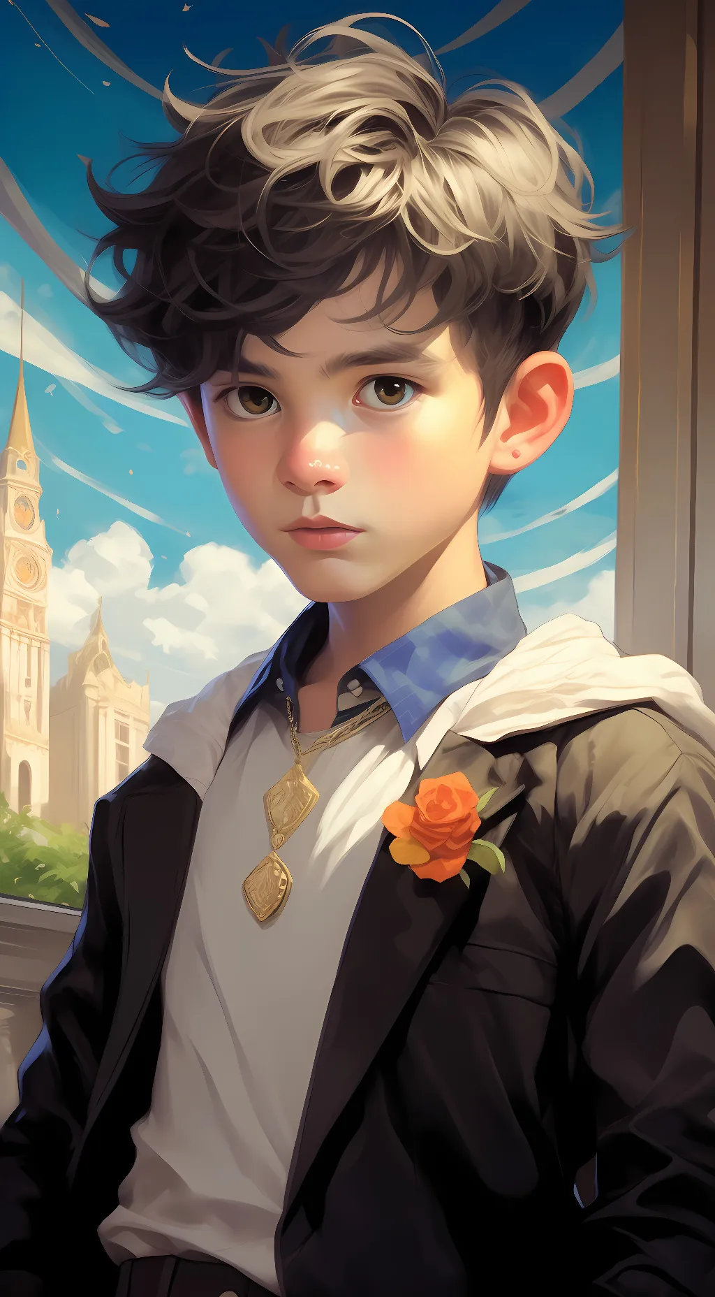 ai character: Mateooo background