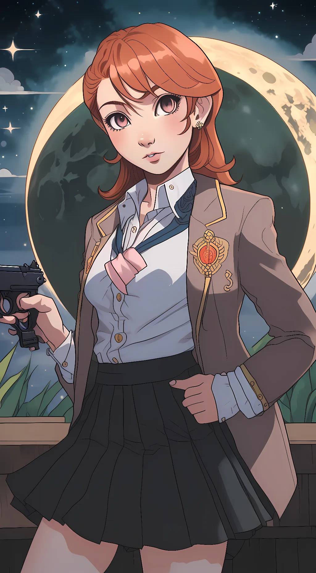 ai character: yukari takeba background