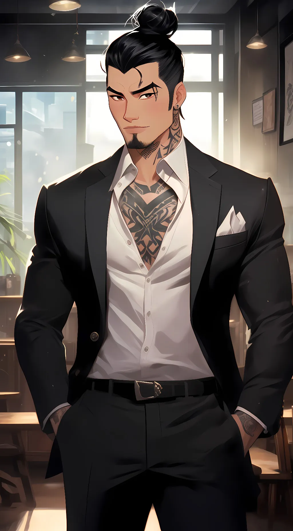 ai character: Li background