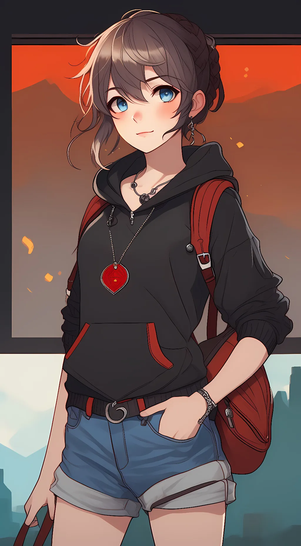 ai character: naomi background