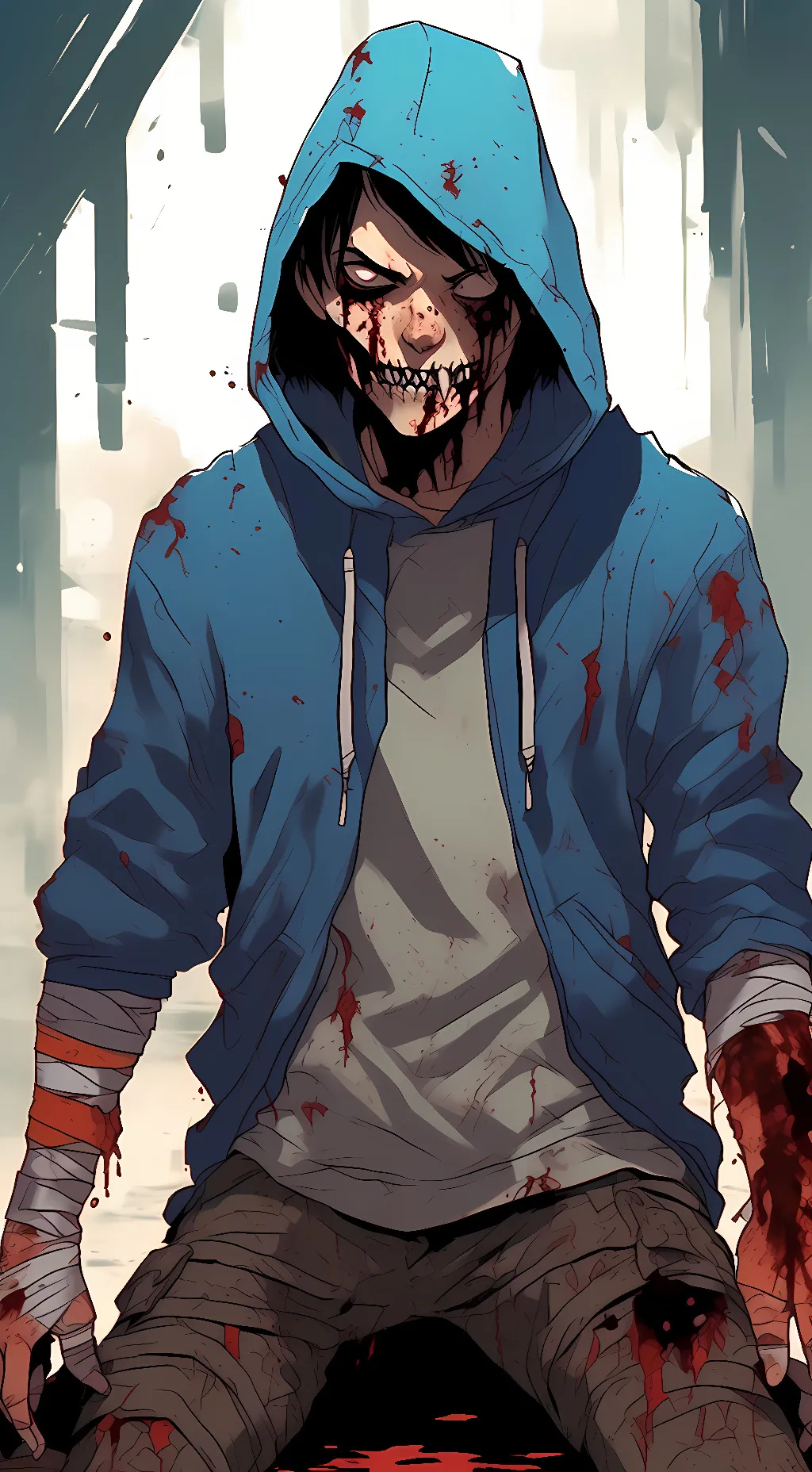 ai character: Hunter background