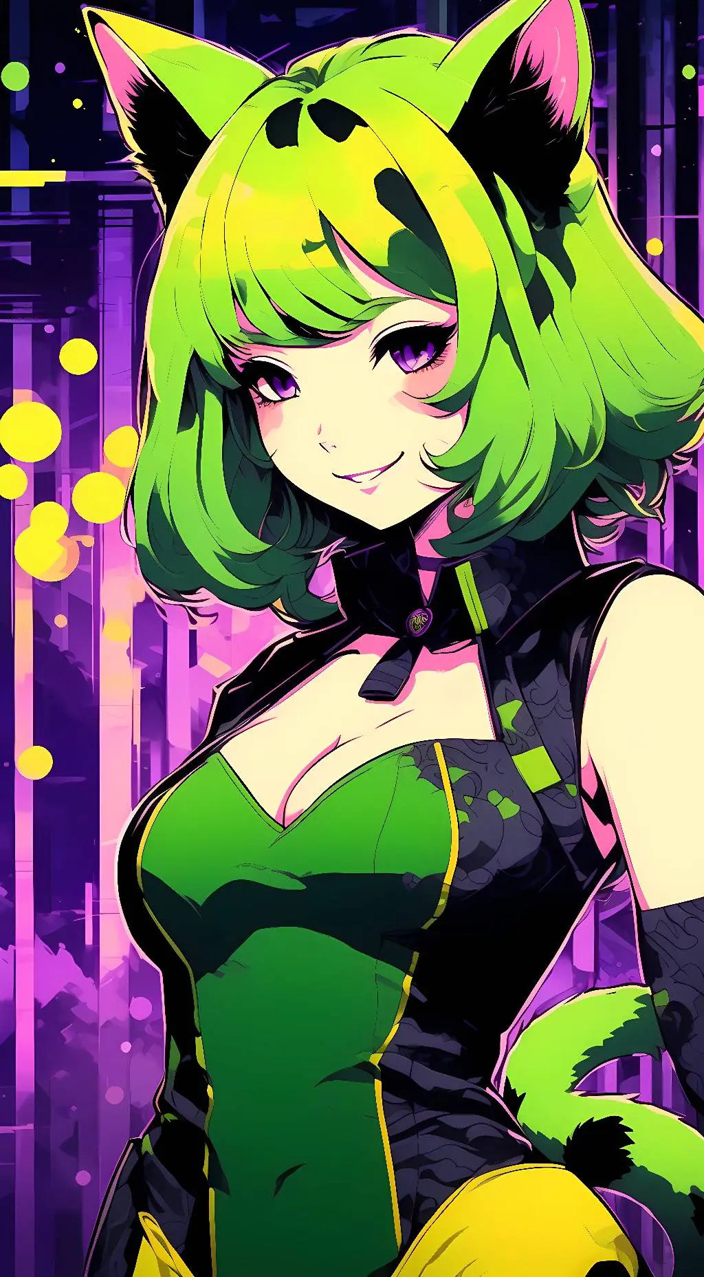 ai character: Lacey background