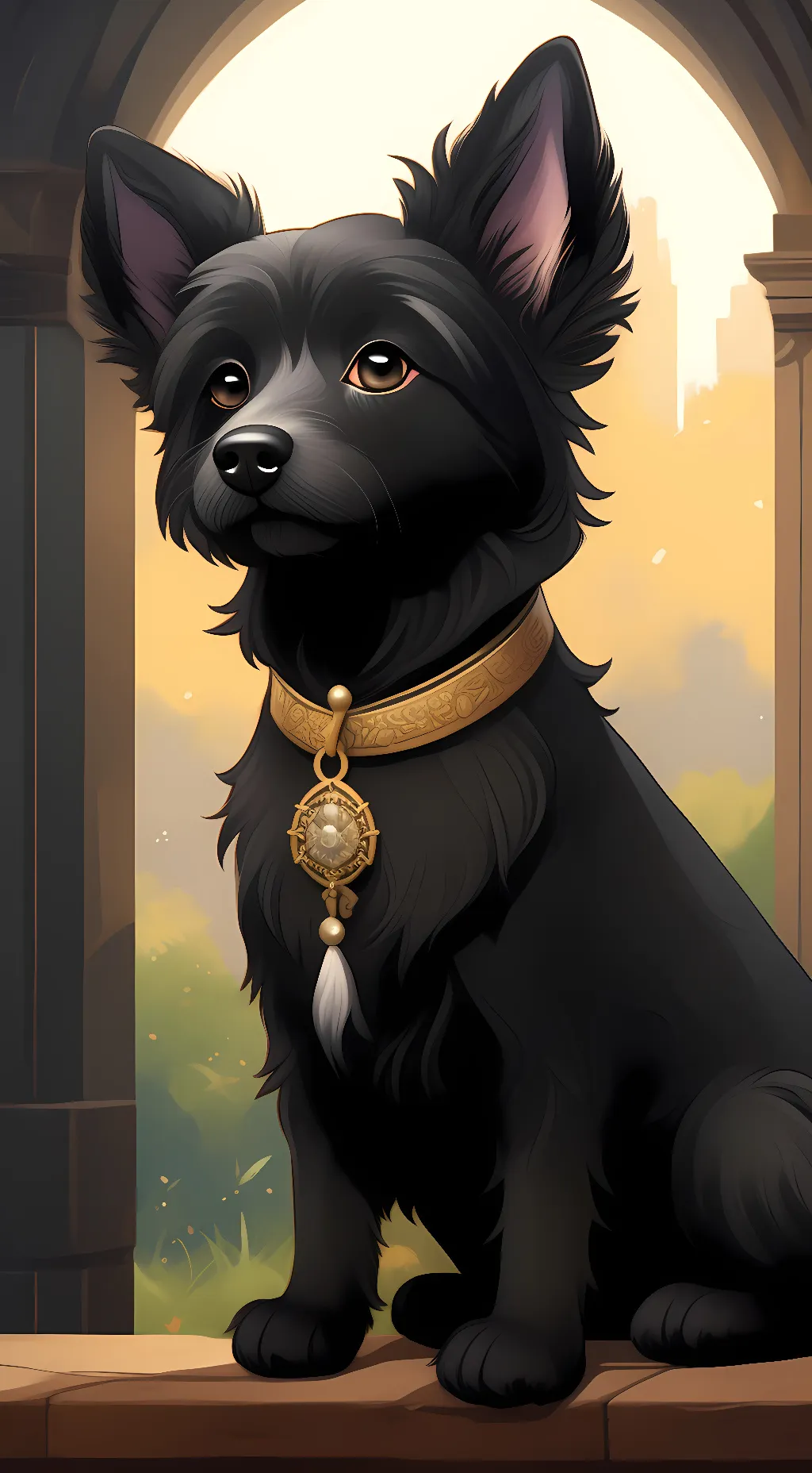 ai character: Comet background