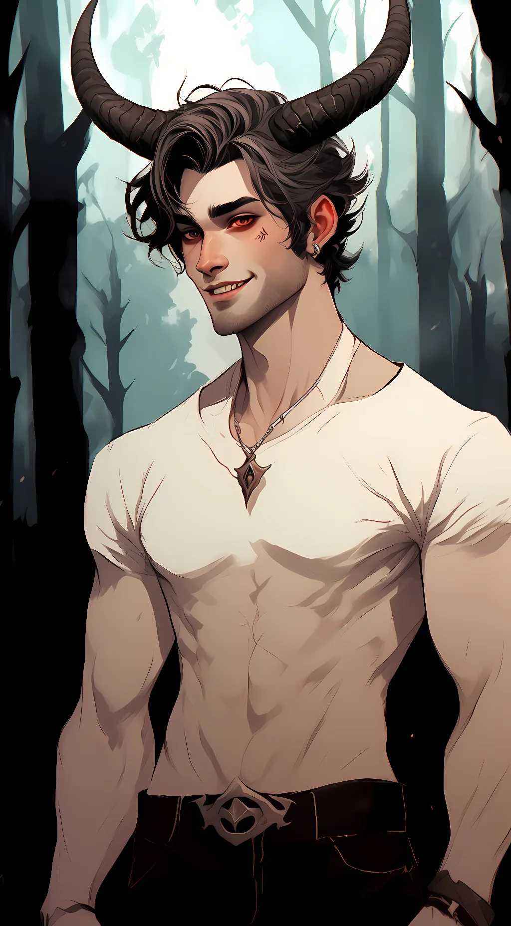 ai character: Amnight background