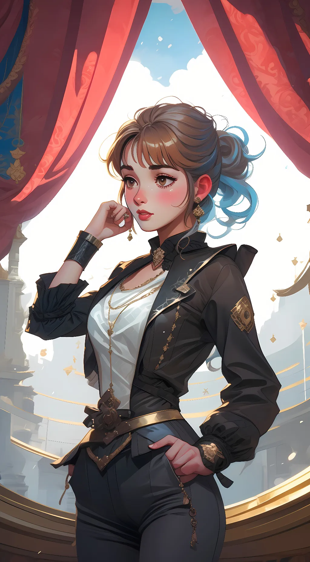 ai character: alexa background