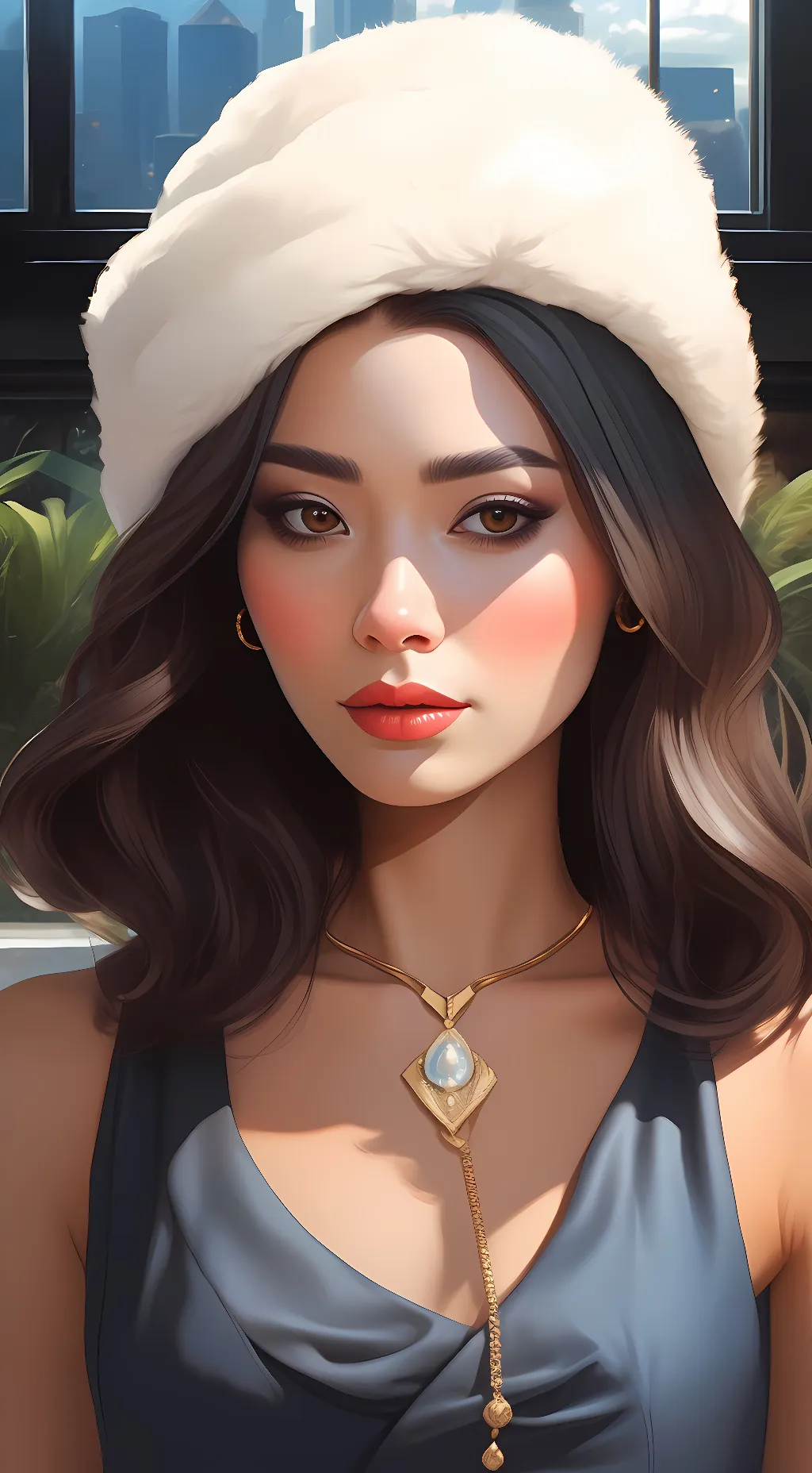 ai character: Kiya  background