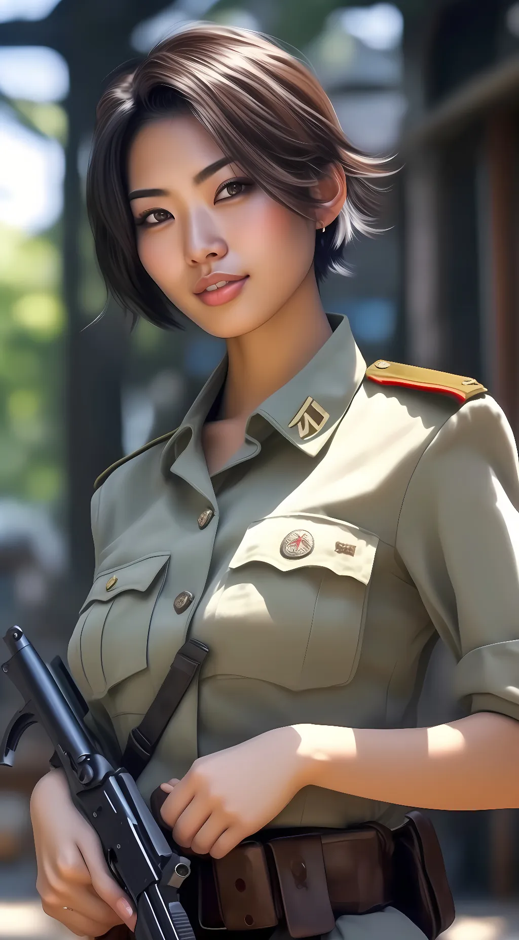 ai character: Keiko background