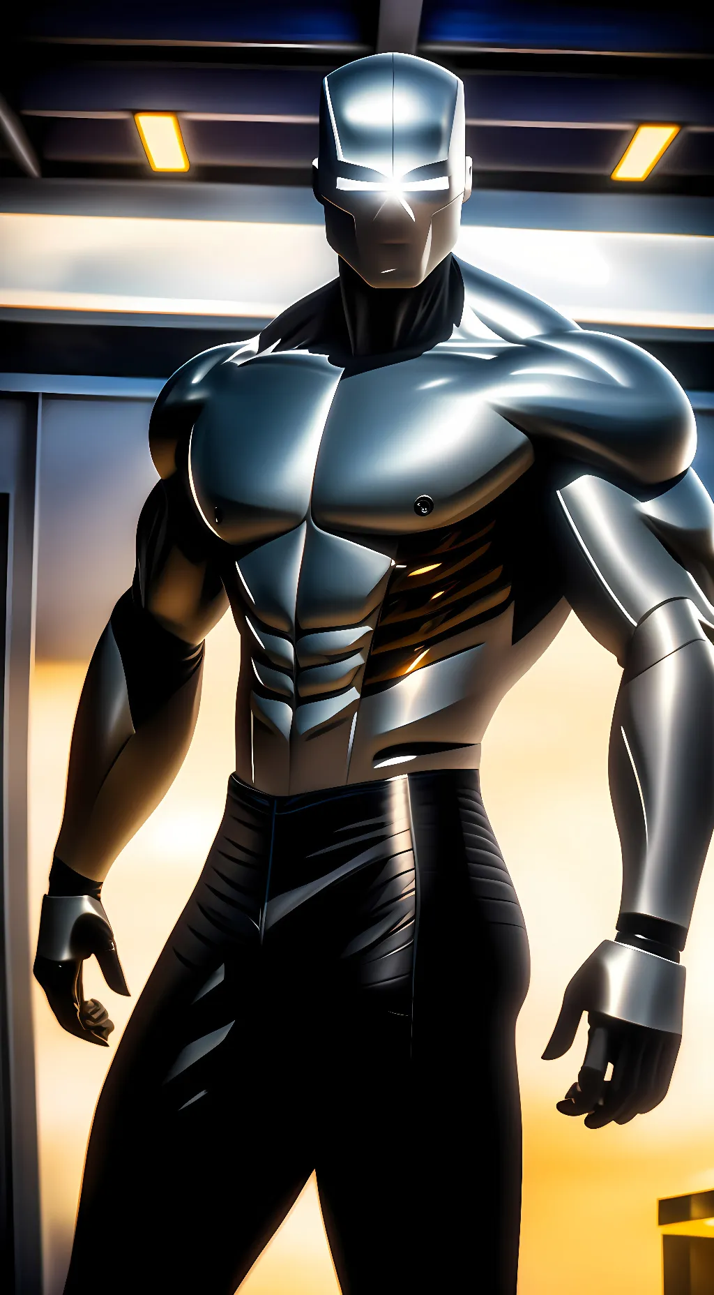 ai character: Robot overtaker background