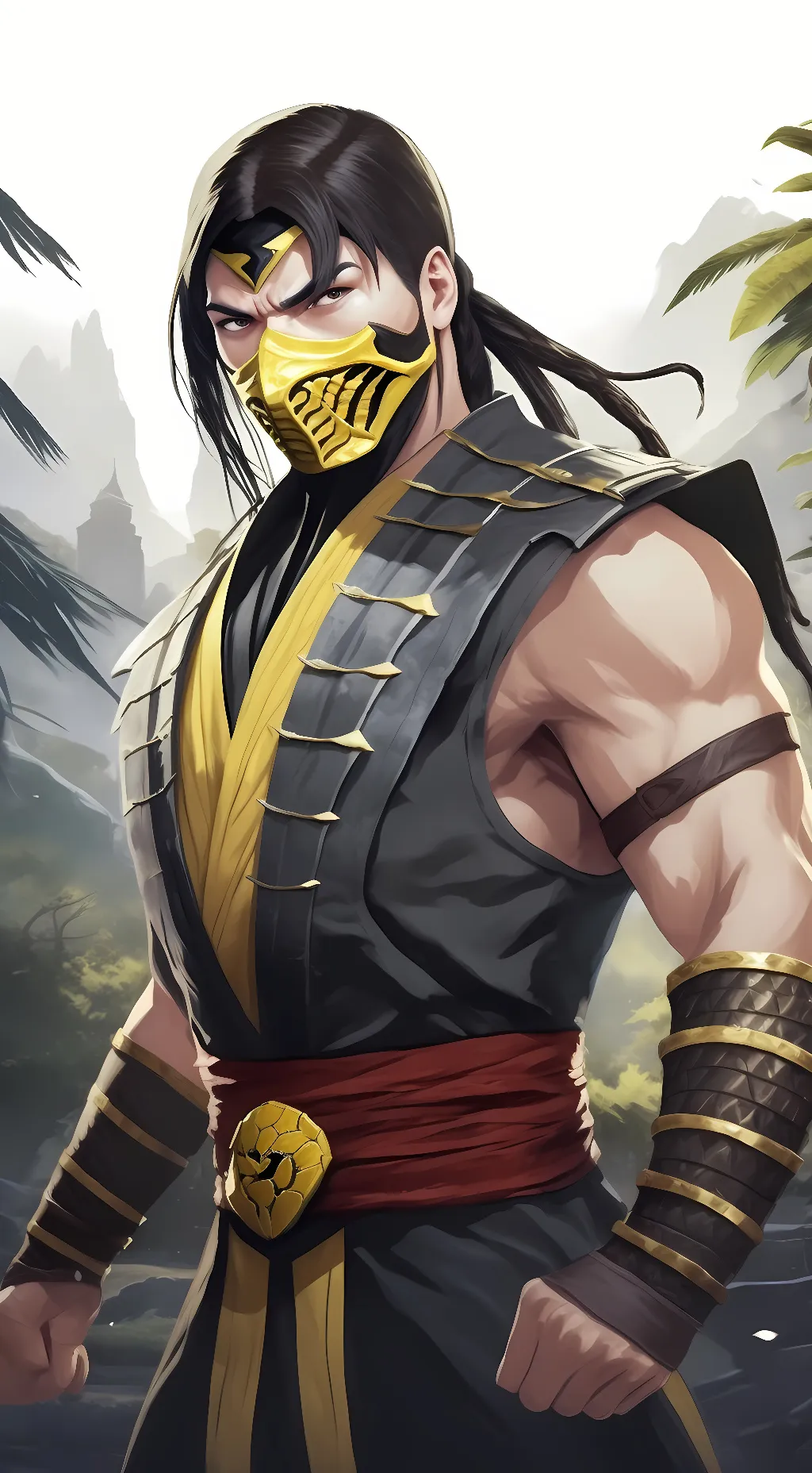 ai character: Scorpion background