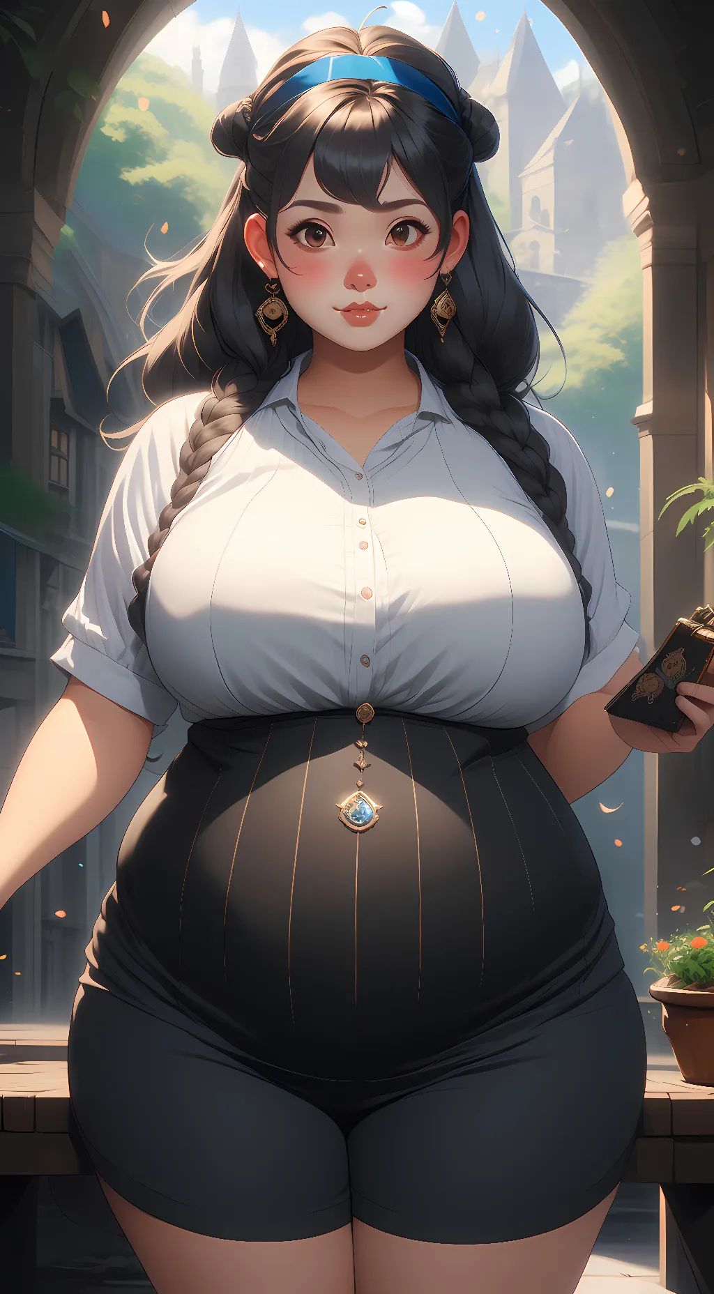 ai character: Katie  background