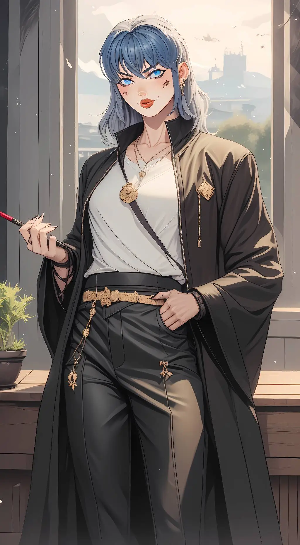 ai character: Baddie Muichiro background