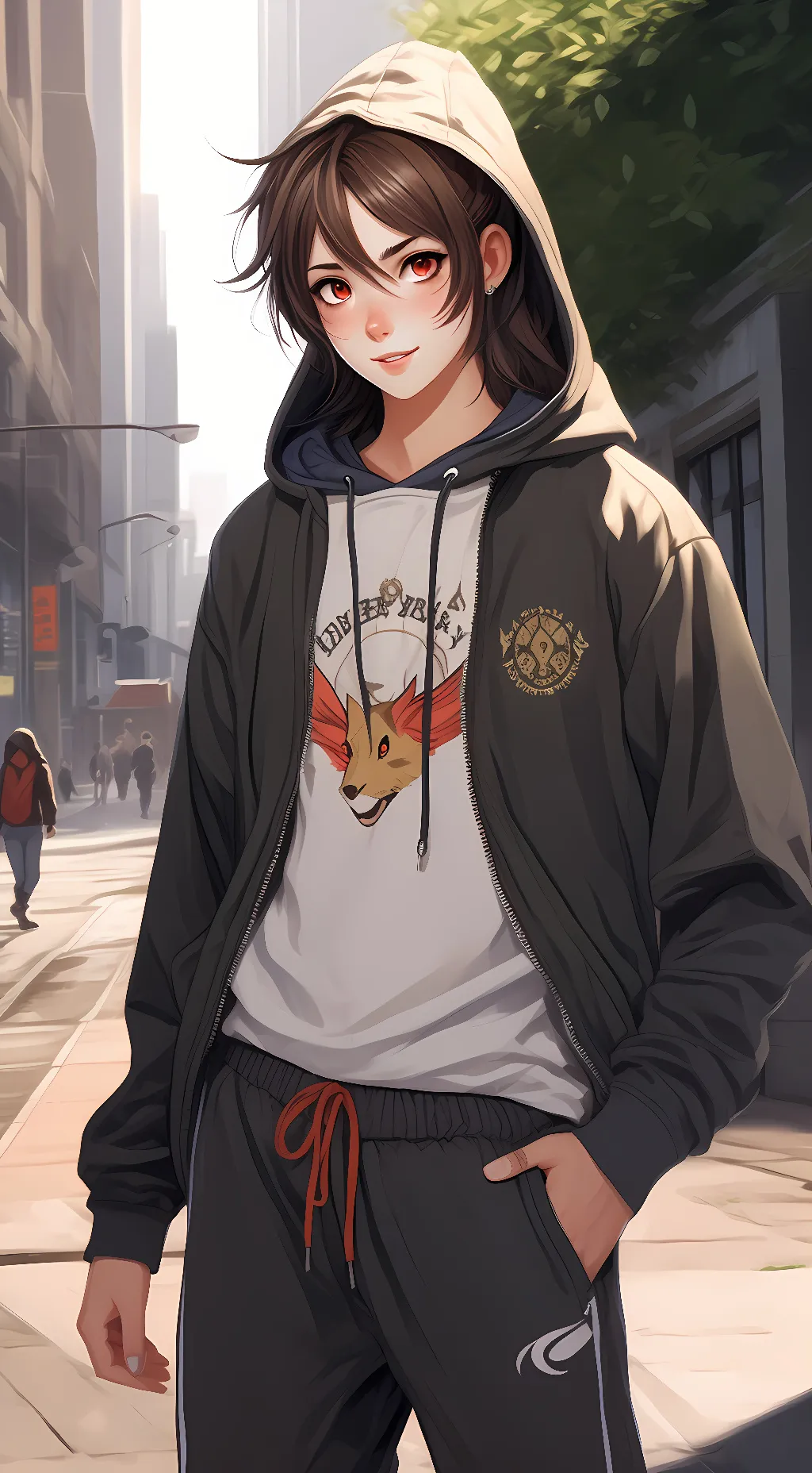 ai character: sarah background