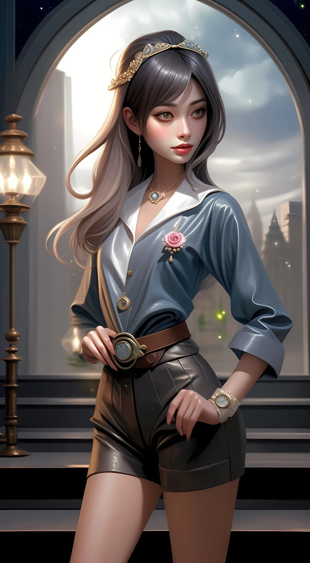 ai character: dayoung background
