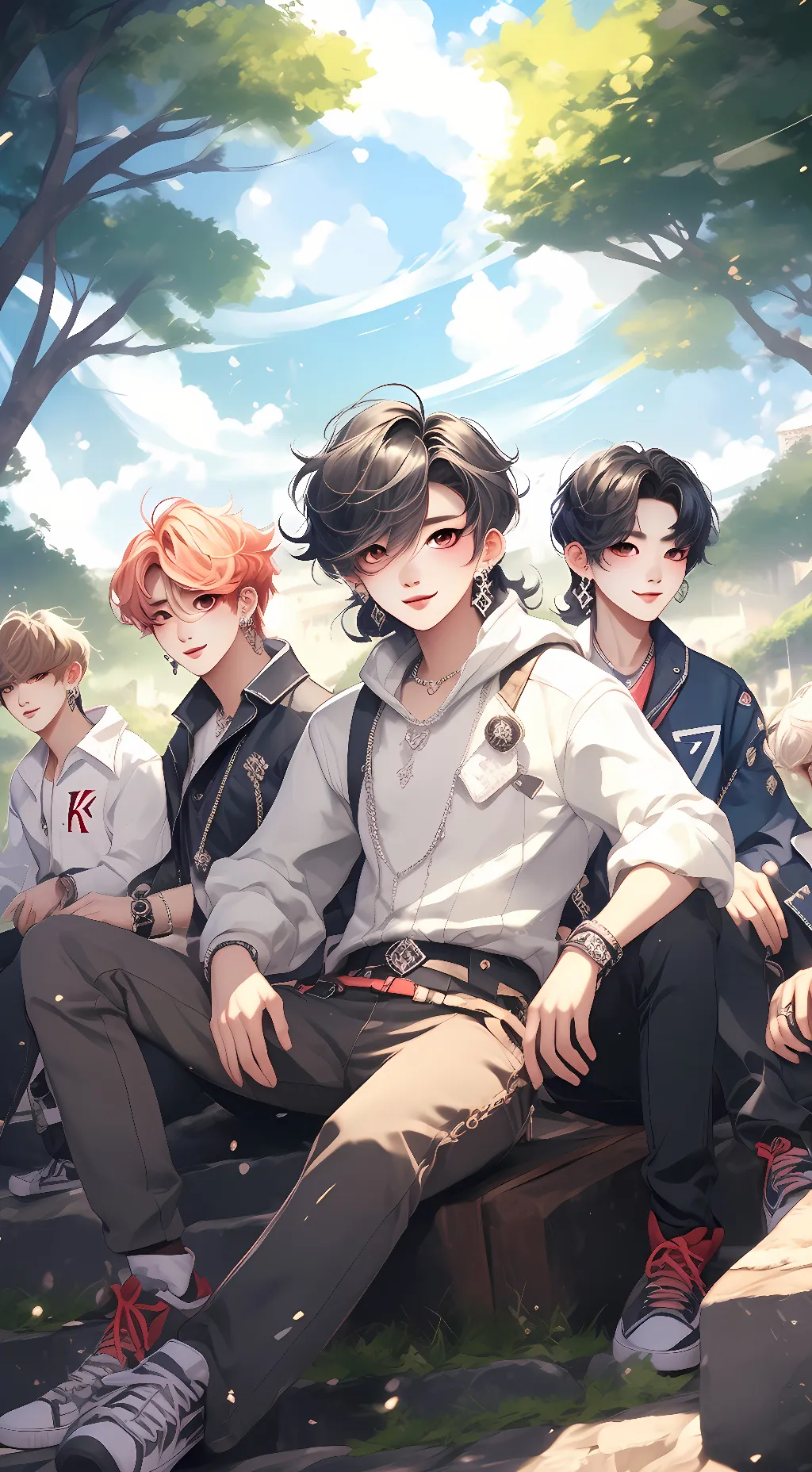 ai character: Jacob:Damien:Aaron background