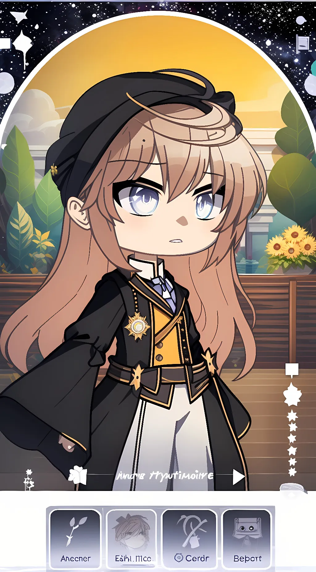 ai character: Mia  background