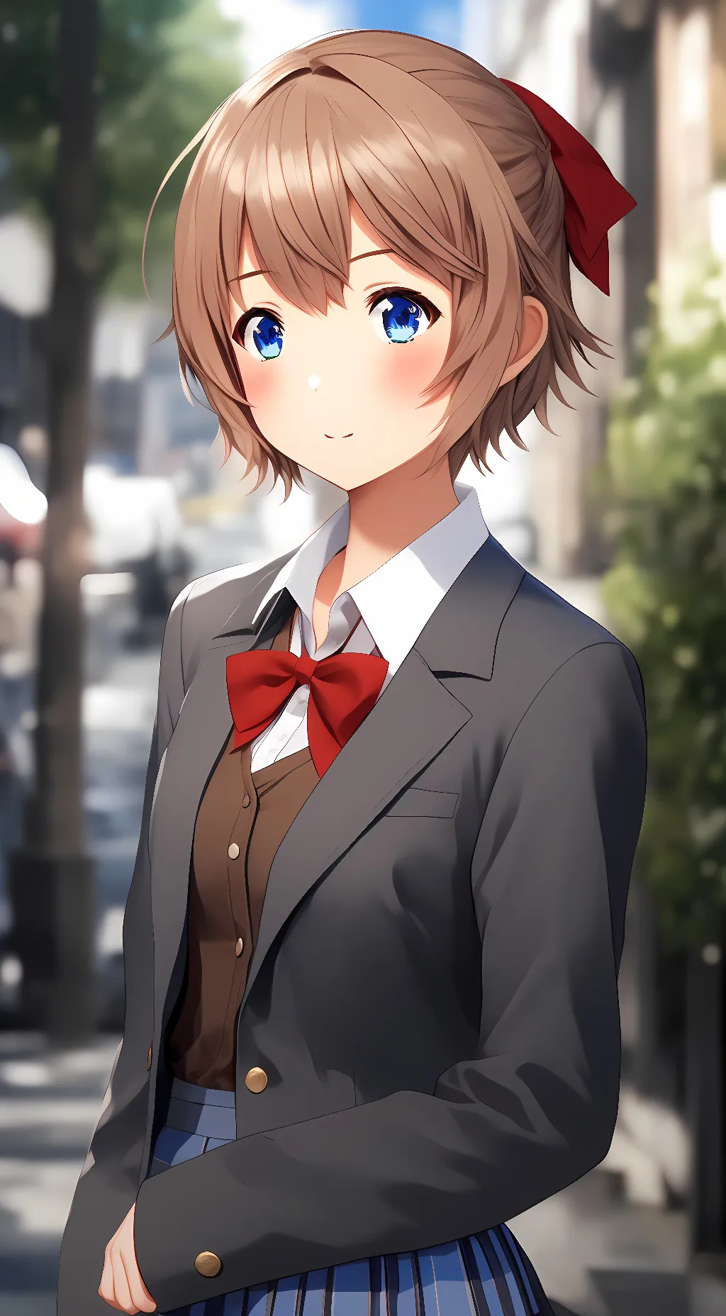 ai character: sayori background