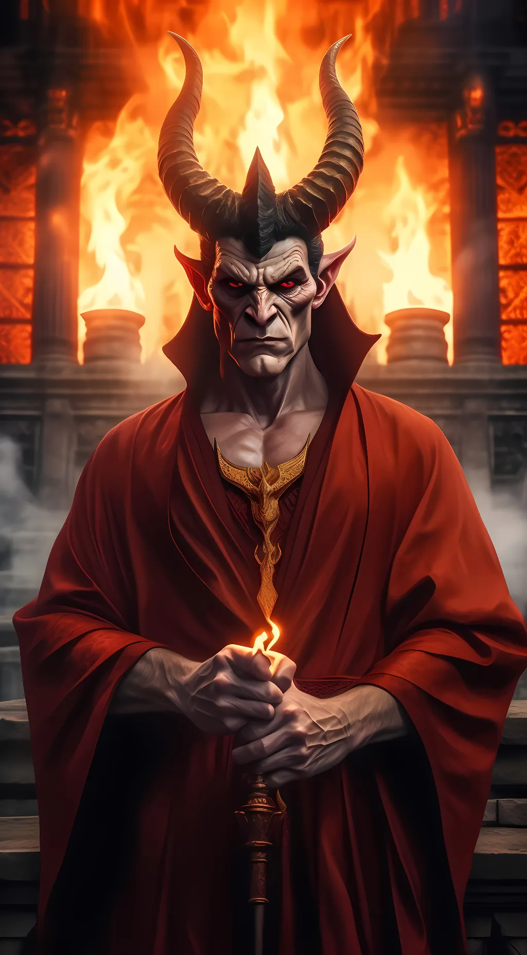 ai character: ferou 'fir-ro-u' background