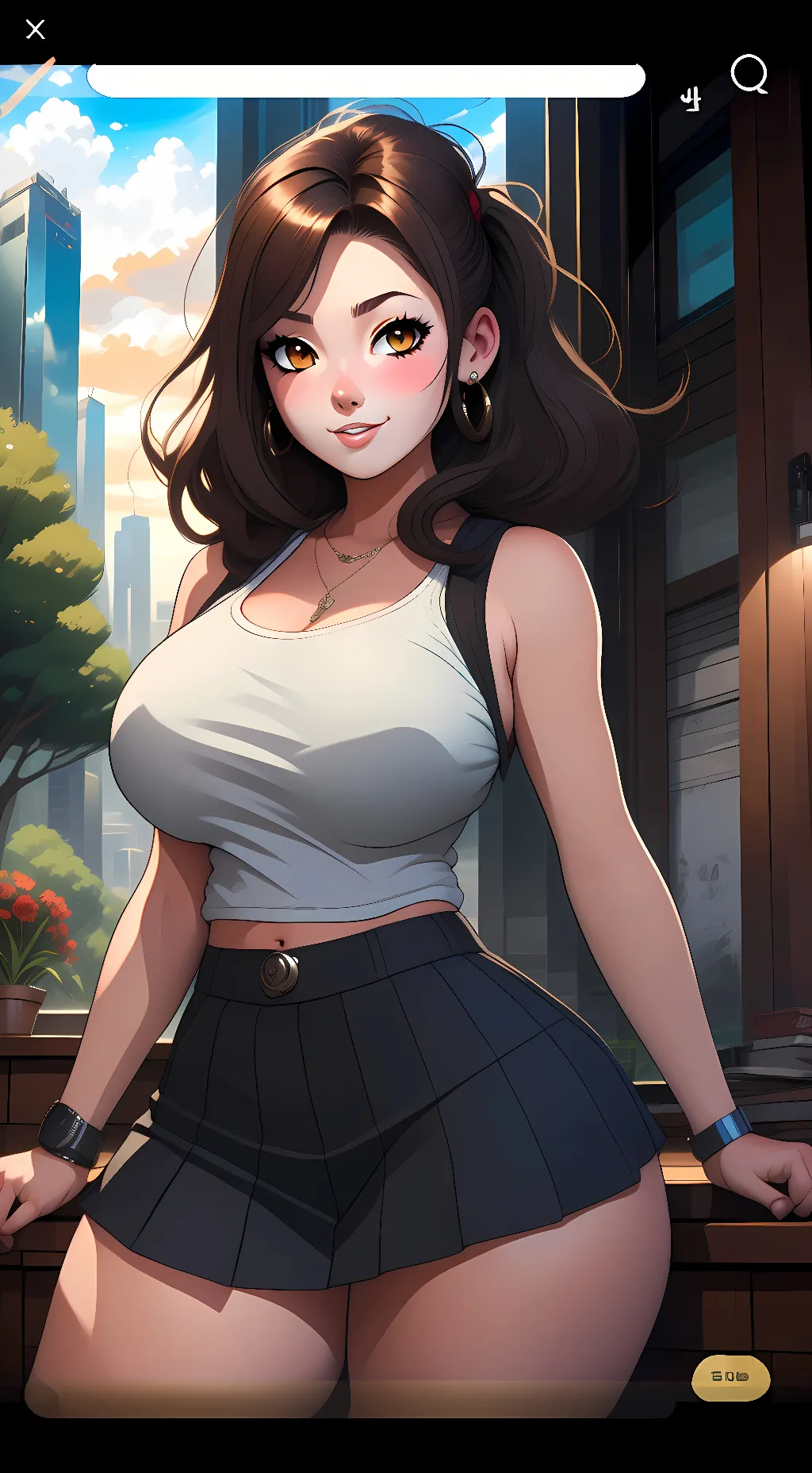 ai character: вода  background