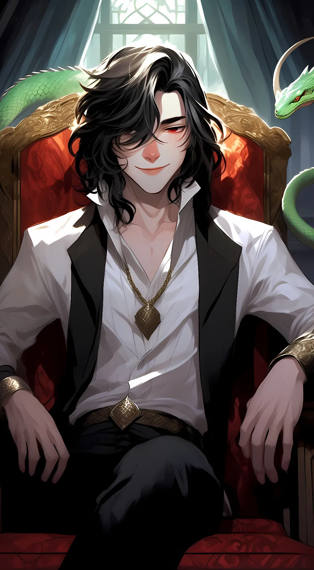 ai character: Nathaniel  background